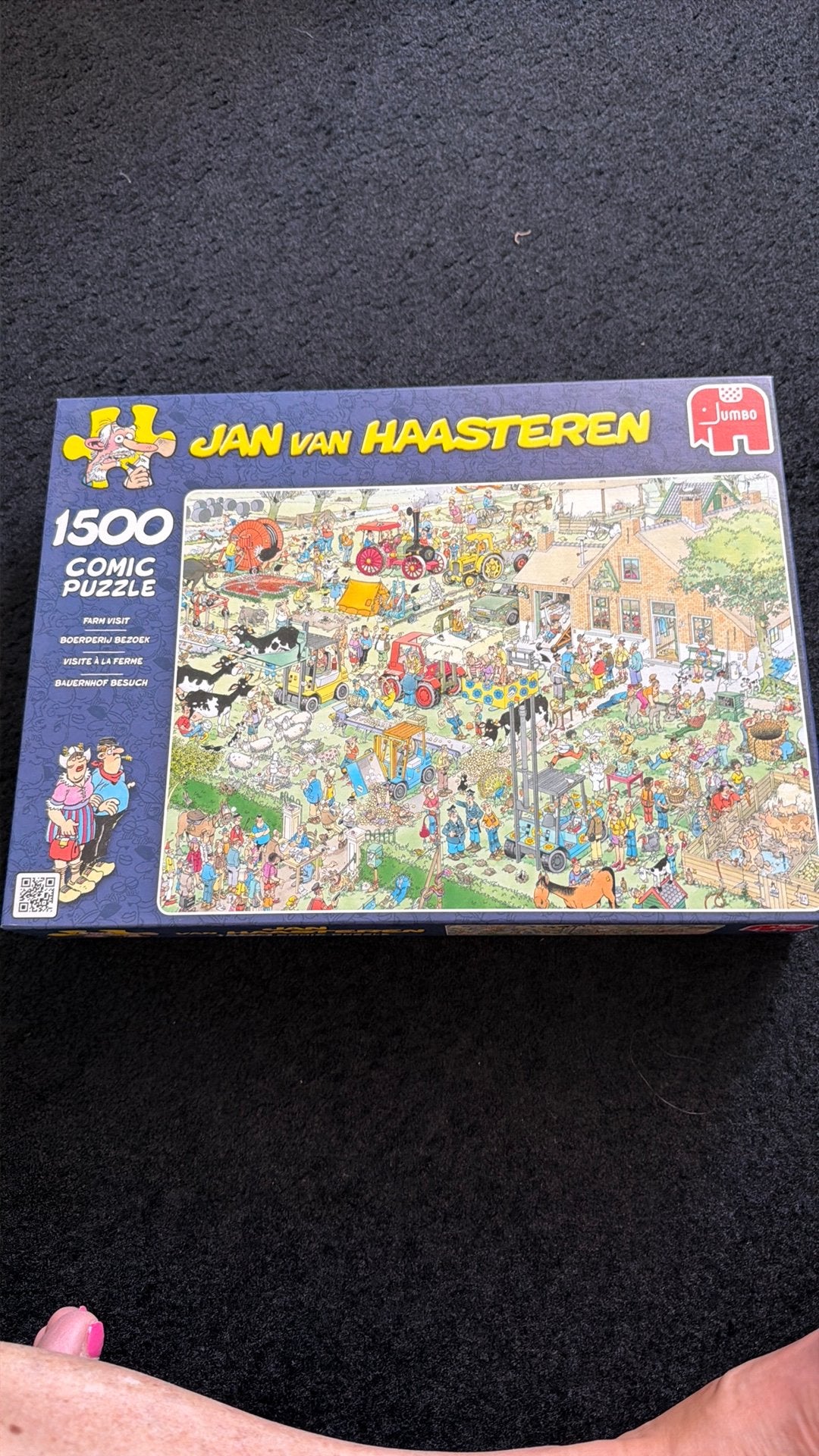 Jan van Haasteren puzzel 1500 stuks, Ophalen, 500 t/m 1500 stukjes, Gebruikt, Legpuzzel