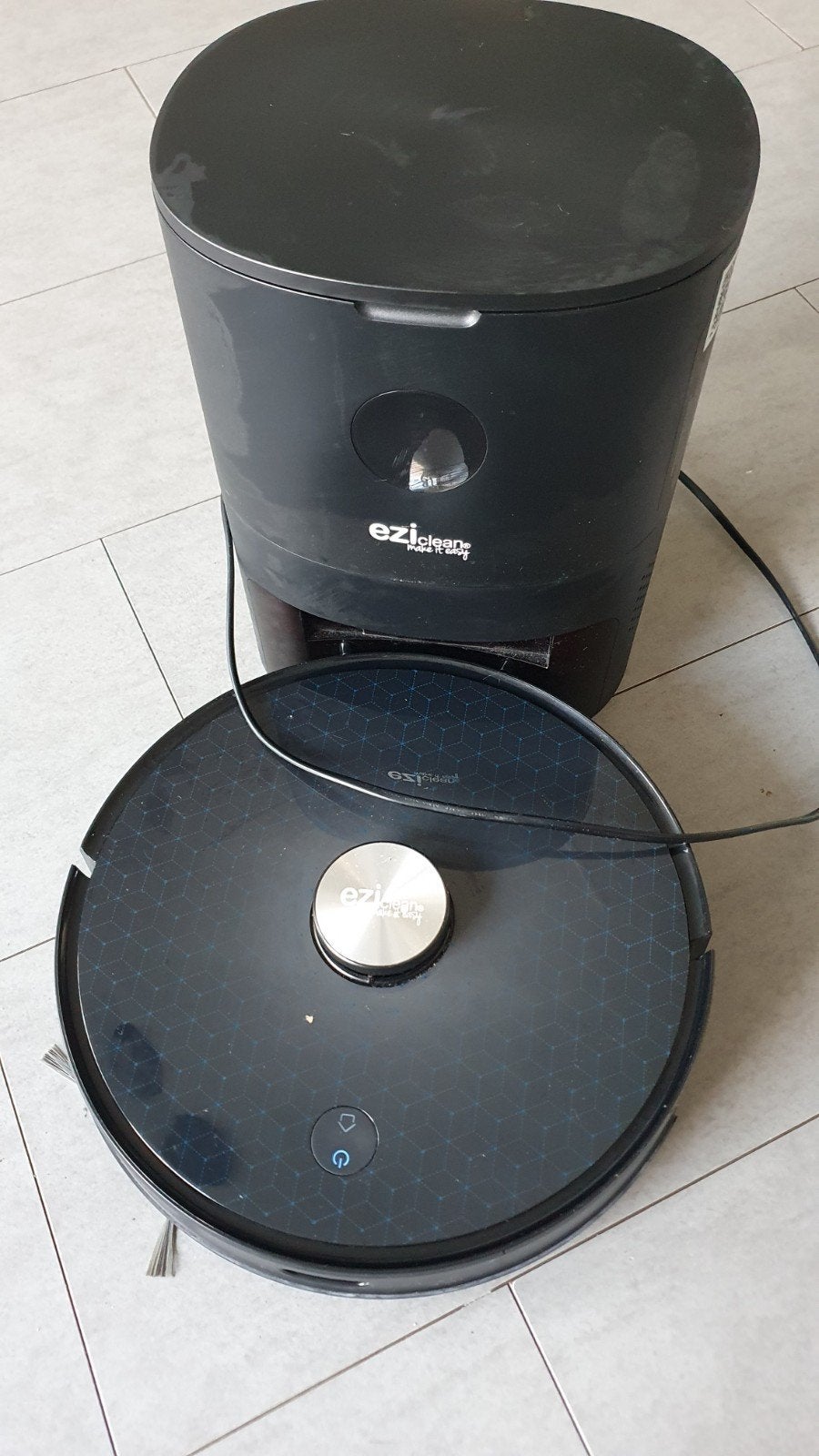 EZIclean Robotstofzuiger met stoomfunctie (defect), Stofzak, Overige merken, Dweilfunctie, Ophalen of Verzenden