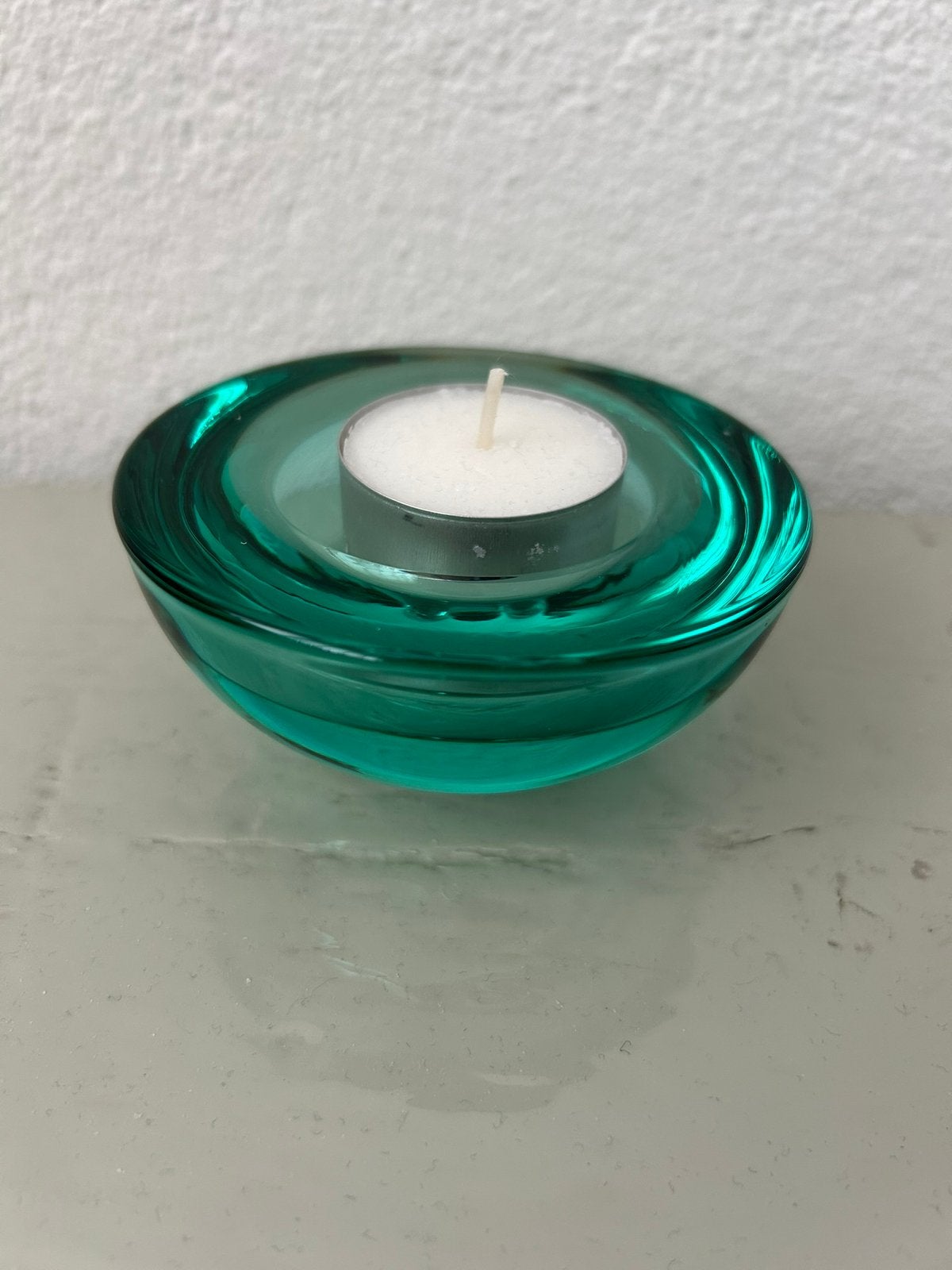 Iitalla Bollo Waxinelichthouder /  Waxinelichtje~Finland, Waxinelichthouder, Ophalen of Verzenden, Iittala, Glas
