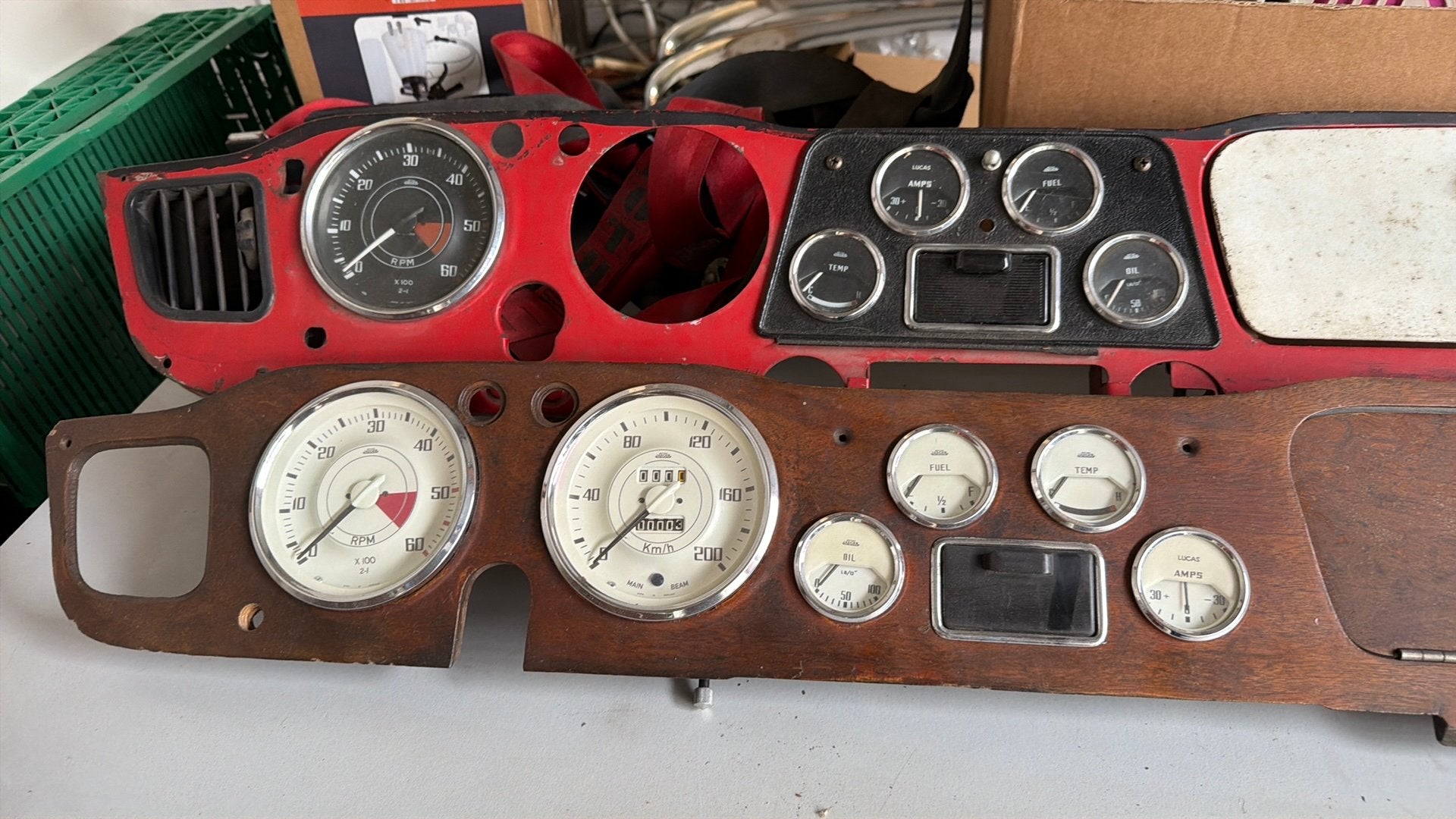 Dashboard Triumph Tr4, Ophalen, Triumph