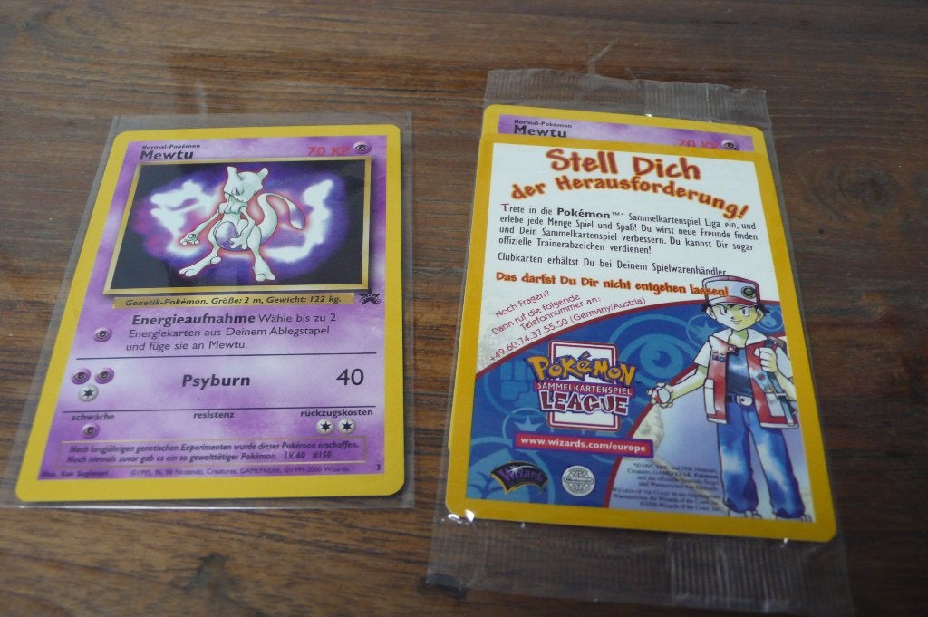 Pokemon kaart uit verzameling Promo seald Mewtu, Ophalen of Verzenden, Nieuw, Losse kaart