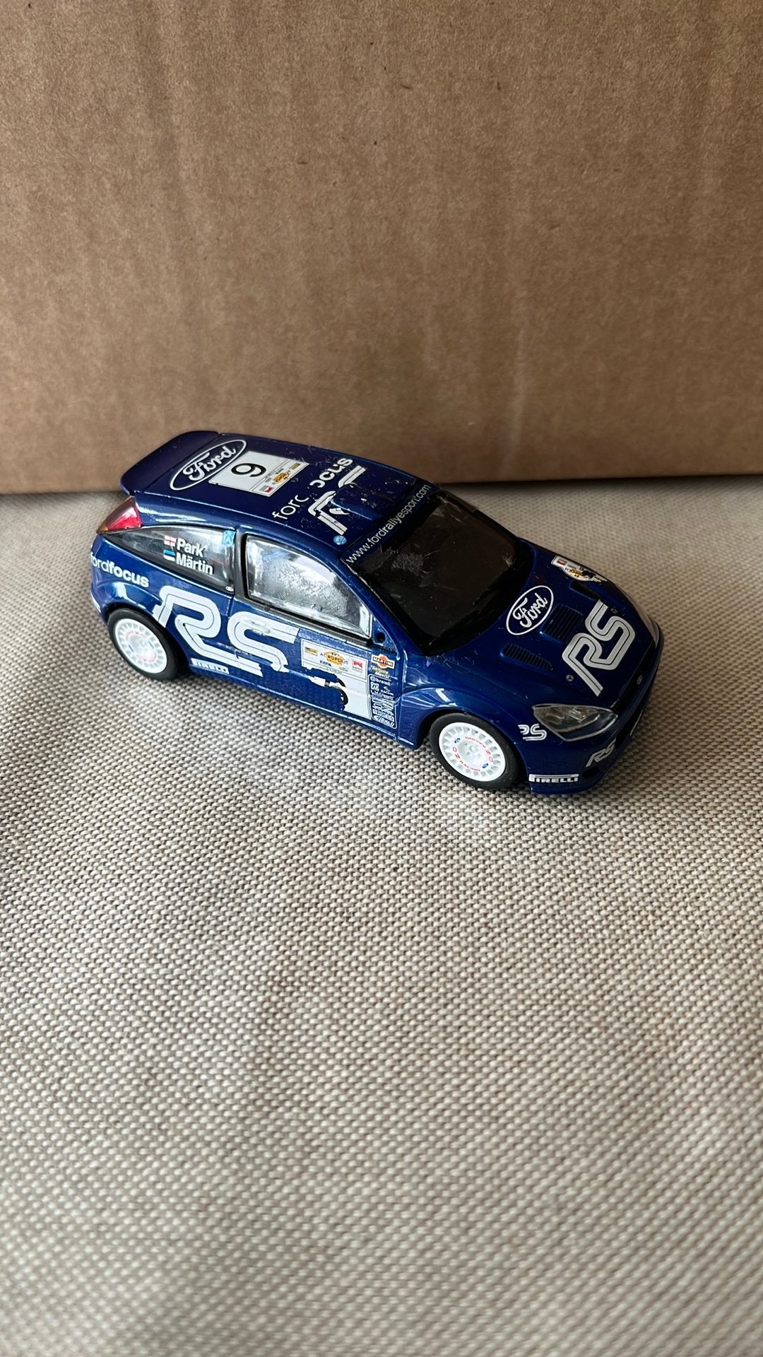 1/43 Minichamps Ford Focus RS WRC #6 Rallye Akropolis 2002, Ophalen of Verzenden, Zo goed als nieuw, Auto, MiniChamps