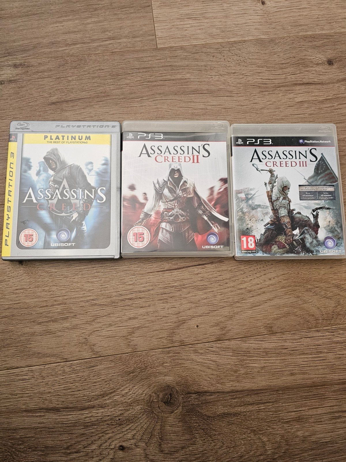 Assassin's Creed 1, 2 en 3 voor PlayStation 3, Ophalen of Verzenden