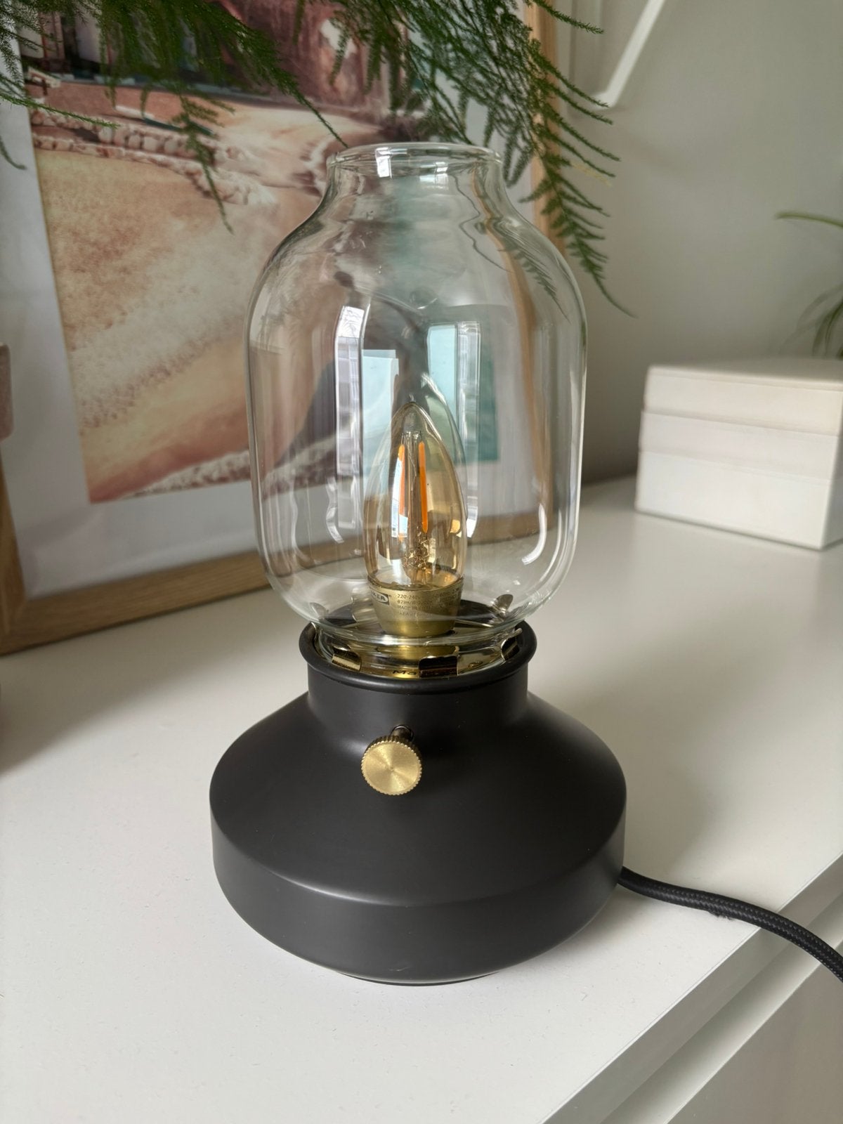 Ikea Tarnaby lampje zwart, Zwart, Ophalen, Zo goed als nieuw, IKEA