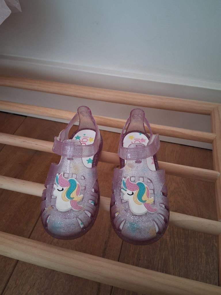 Igor waterschoenen maat 27 glitterpaars met unicorns, Meisje, Schoenen, Ophalen of Verzenden, Igor