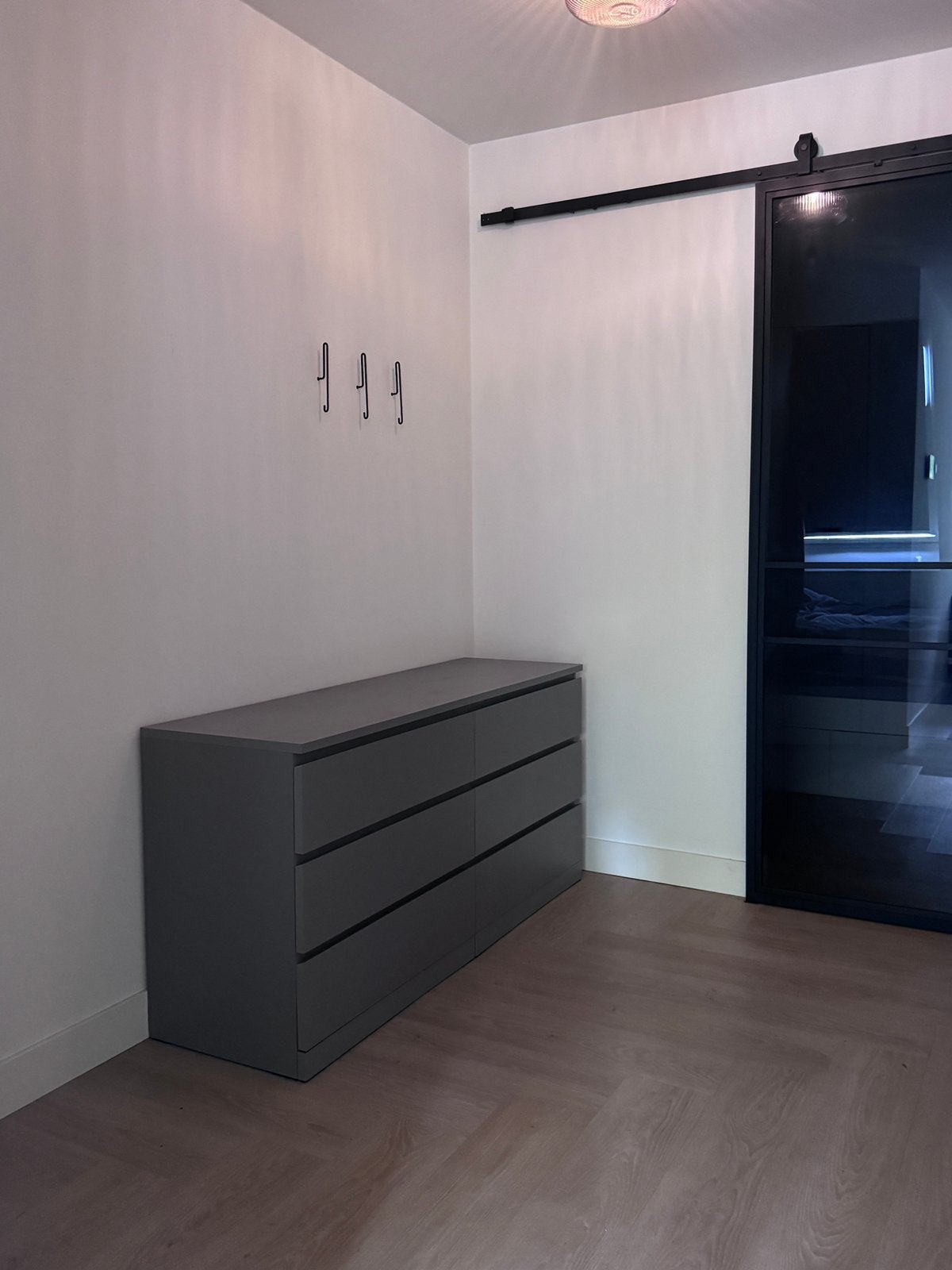 IKEA MALM ladekast lade grijs dressoir, 5 laden of meer, Ophalen, 150 tot 200 cm, Minder dan 100 cm