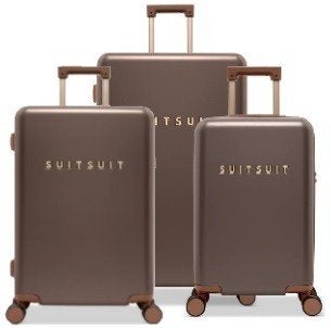 ✅NIEUW ✅ SUITSUIT Serenity 3-delig set | Chocolate Brown, Hard kunststof, Ophalen of Verzenden, 70 cm of meer, Nieuw