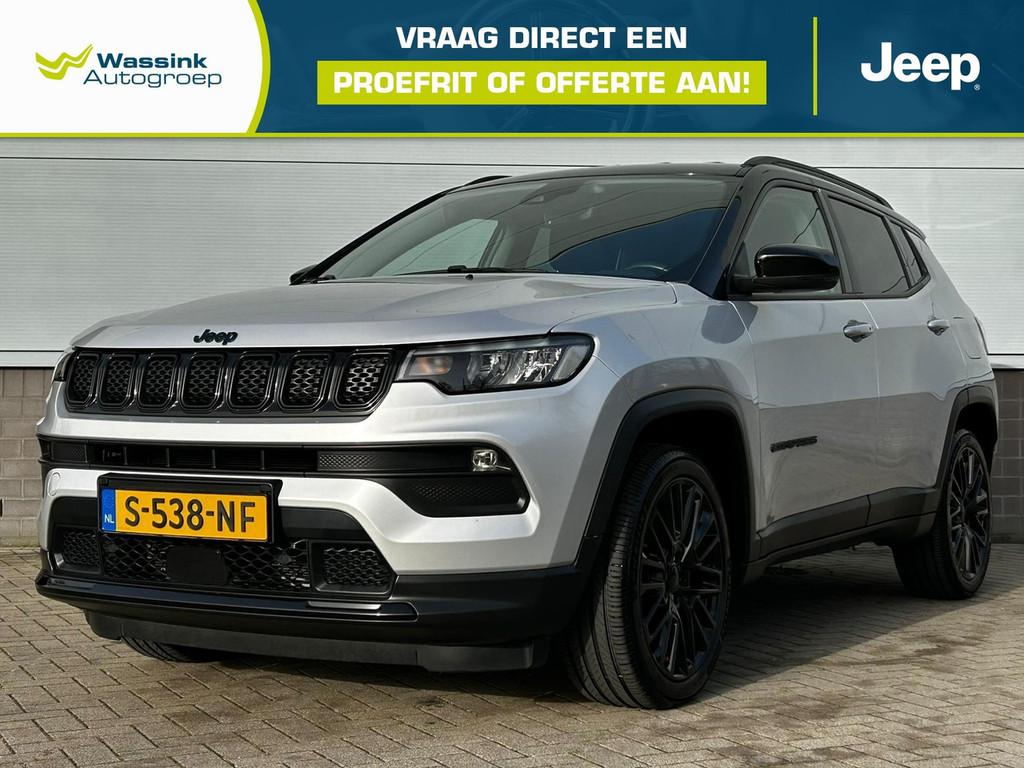 Jeep Compass 4XE 190 pk AWD Automaat Night Eagle | Achteruit, Auto's, Automaat, Gebruikt, 4 cilinders, Compass