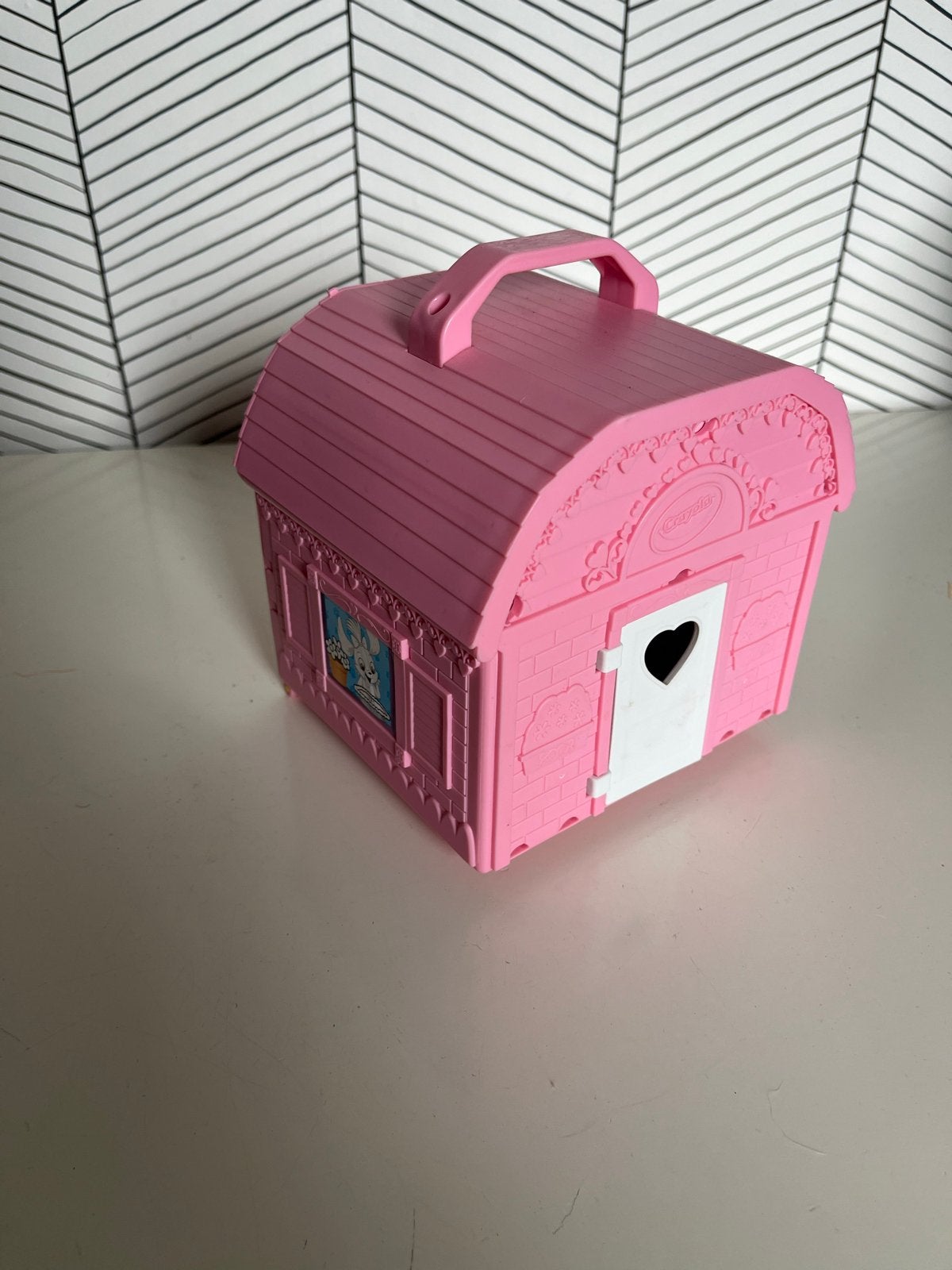 Crayola Washimals Speelhuisje met Dier en Stiften, Ophalen of Verzenden, Gebruikt, Meisje