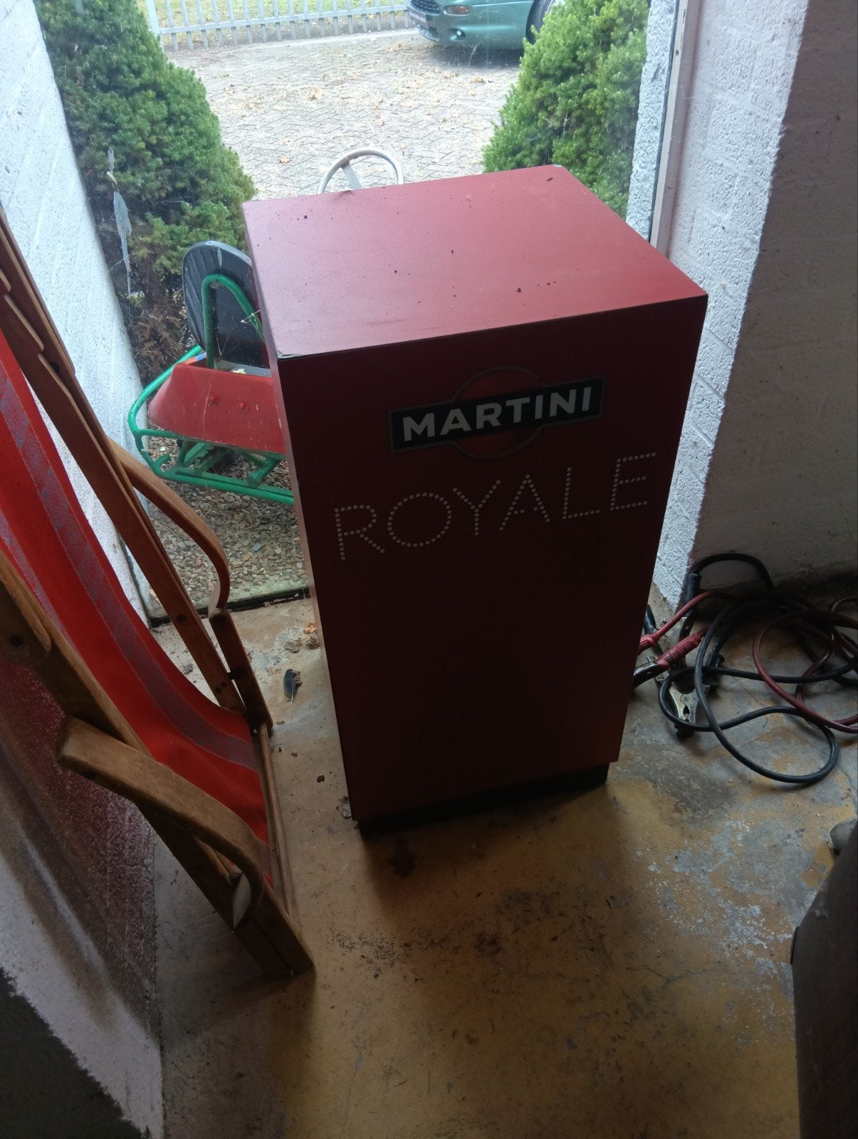 Martini Royale Reclamezuil - Uniek Decoratiestuk, Ophalen, Gebruikt, Reclamebord