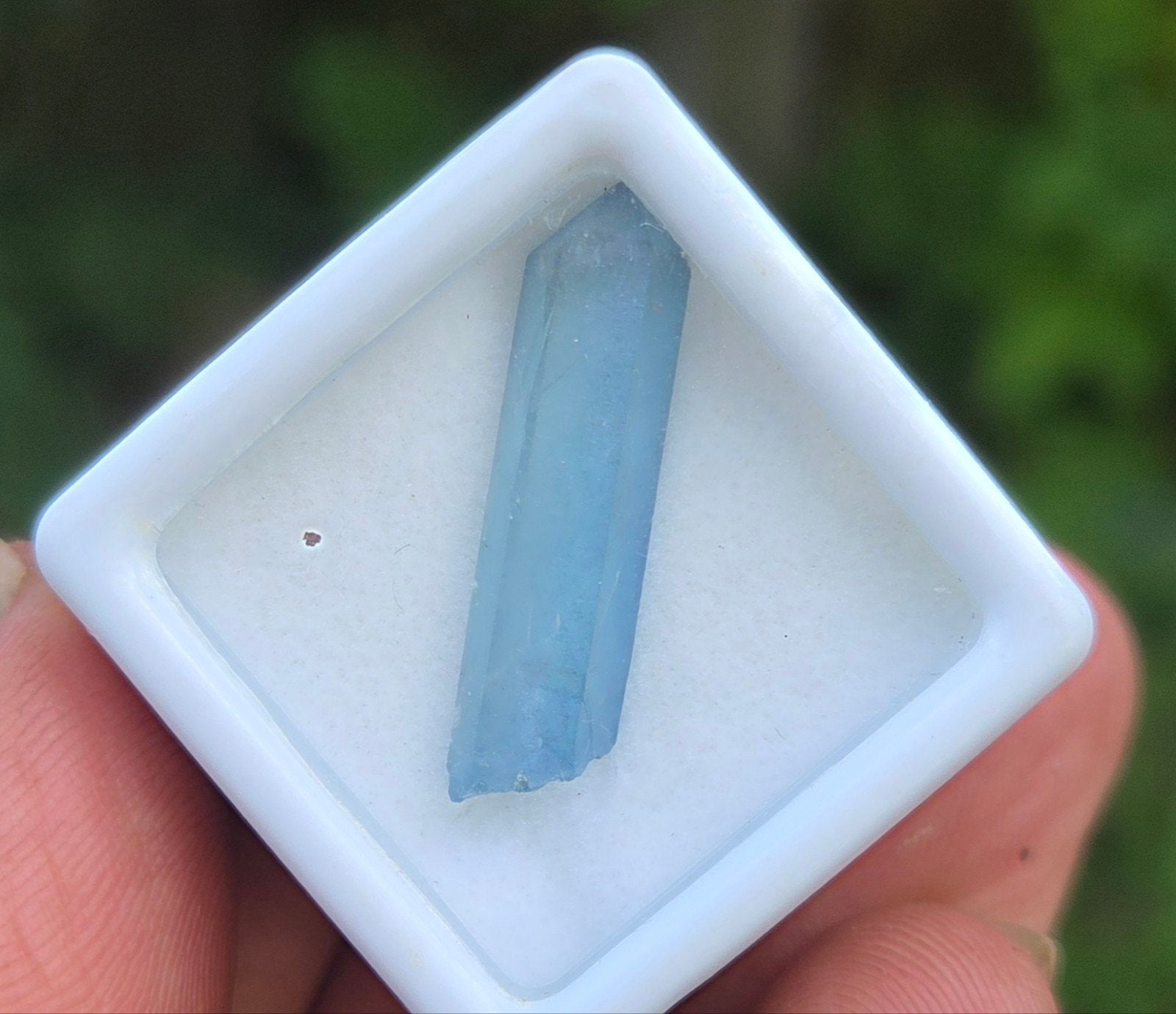 aqua aura quartz punt, Ophalen of Verzenden