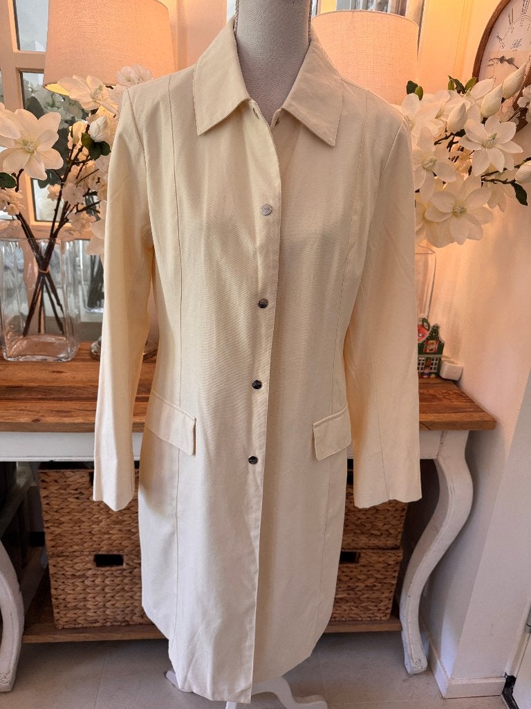 Stijlvolle, Crème zomerjas Comma 36-38, perfecte staat., Verzenden, Zo goed als nieuw, Maat 36 (S), Overige kleuren