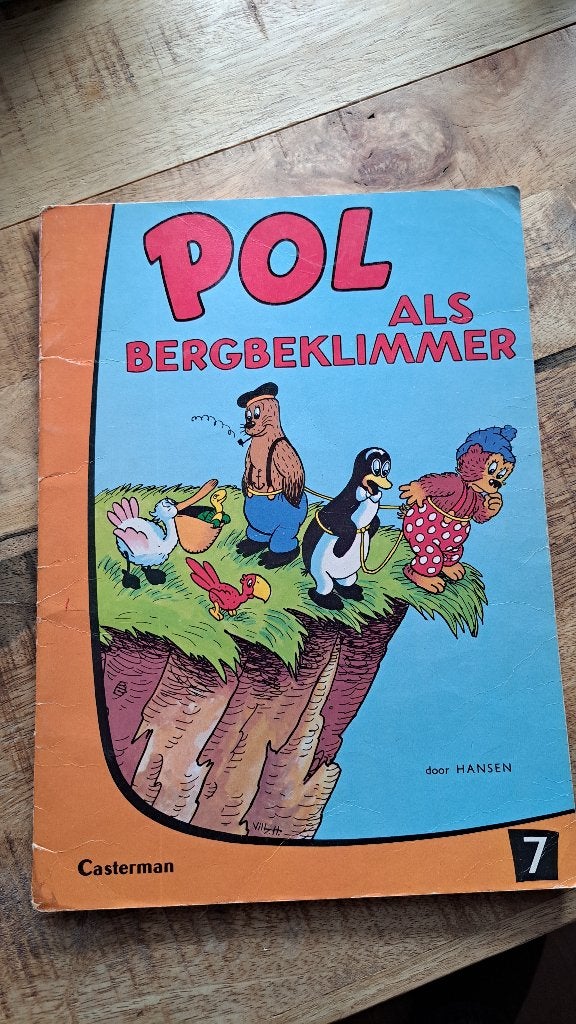 Pol als Bergbeklimmer (1966) Carla Hansen, Eén stripboek, Ophalen of Verzenden, Gelezen