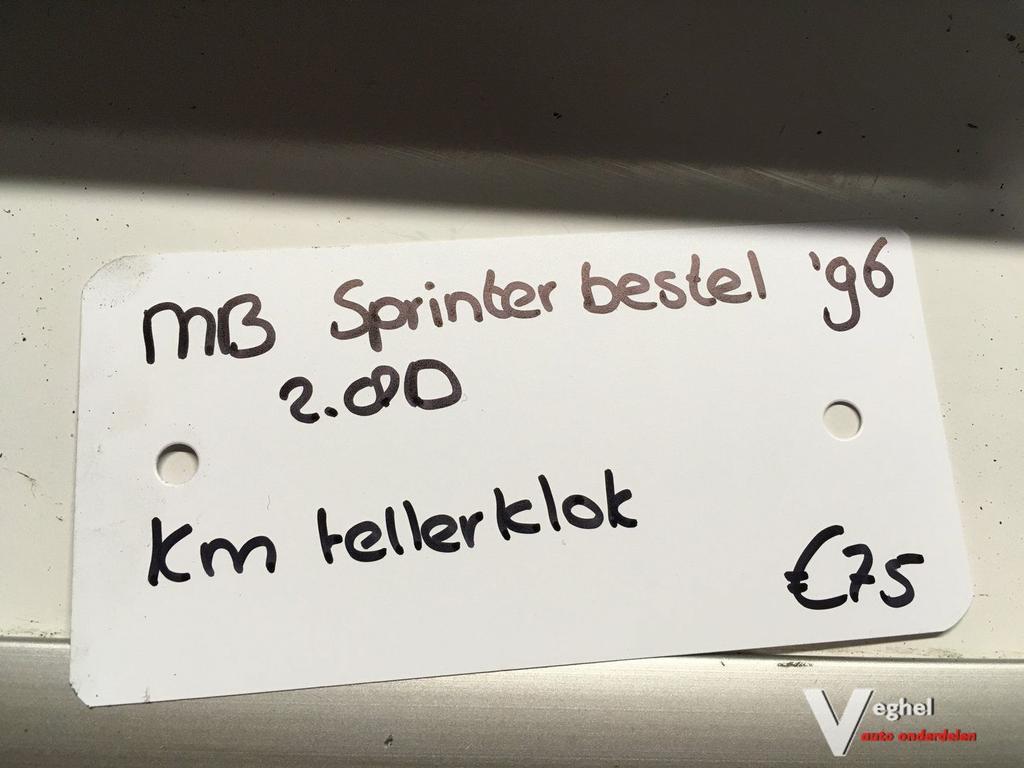 Mercedes Sprinter 2.8 Diesel 1996   Km Tellerklok, Auto-onderdelen, Dashboard en Schakelaars, Gebruikt, -, -, Ophalen of Verzenden