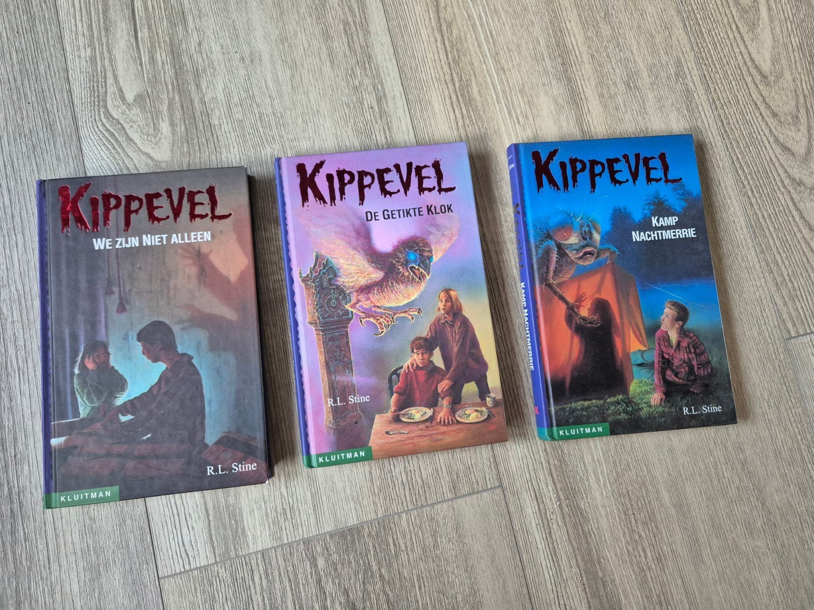 Kippevel boeken R.L. Stine - 3-delige set, Ophalen of Verzenden, Gelezen, R.L. Stine, Fictie algemeen