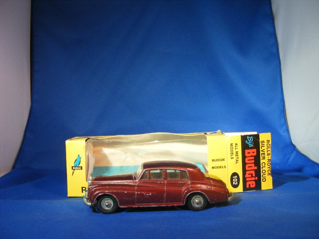 Rolls royce silver cloud 1955-1959, budgie models 102, 1/43, Ophalen of Verzenden, Gebruikt, Auto, Overige merken
