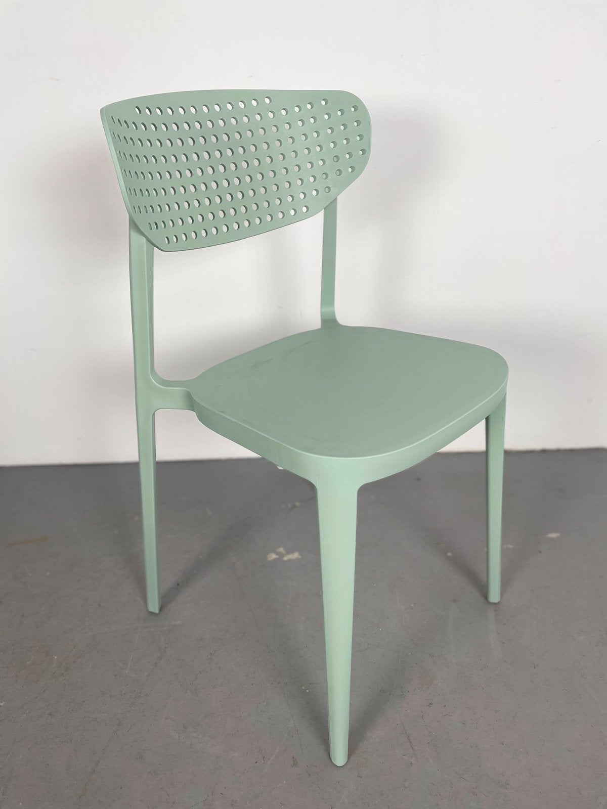 17x Nieuwe design stapelstoelen - kleur mintgroen, Ophalen, Kunststof, Overige kleuren, Nieuw