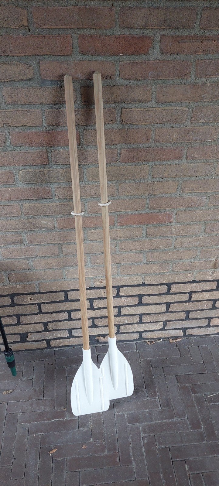 2 peddels voor boot of kano, Watersport en Boten, Ophalen, Gebruikt, Enkelbladige peddel