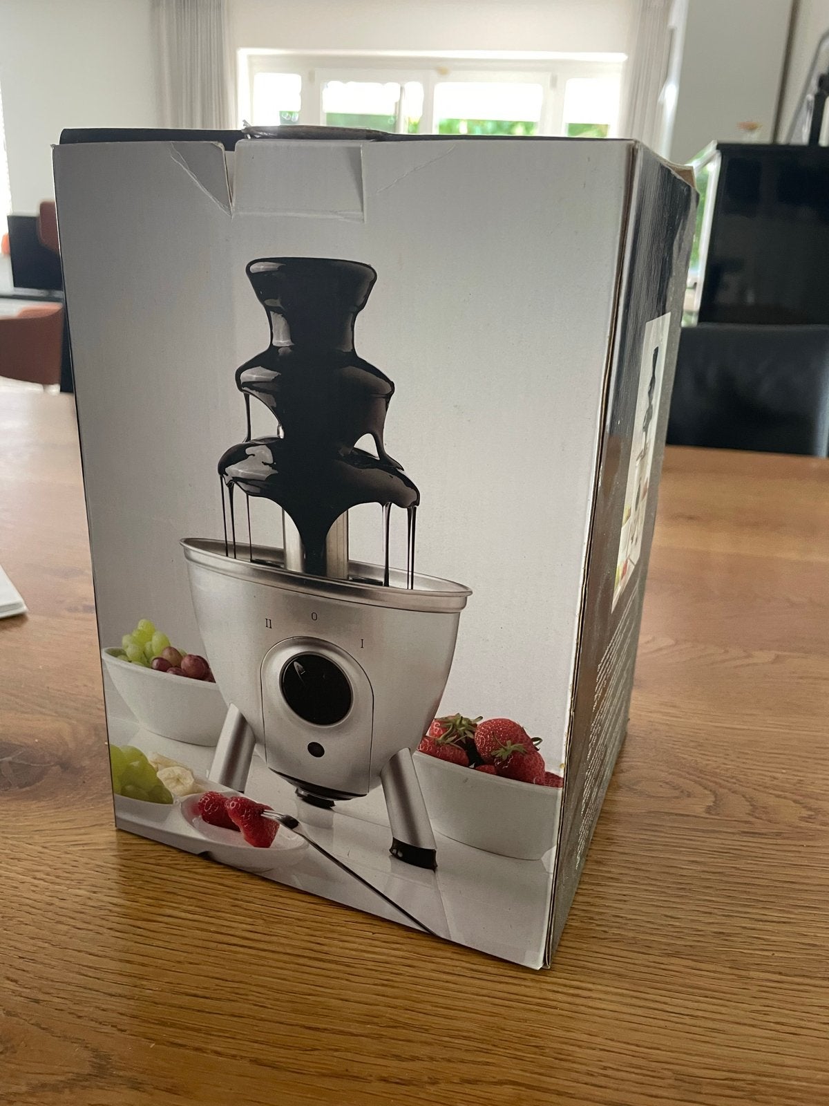Chocoladefontein, Witgoed en Apparatuur, Fonduesets, Zo goed als nieuw, Ophalen