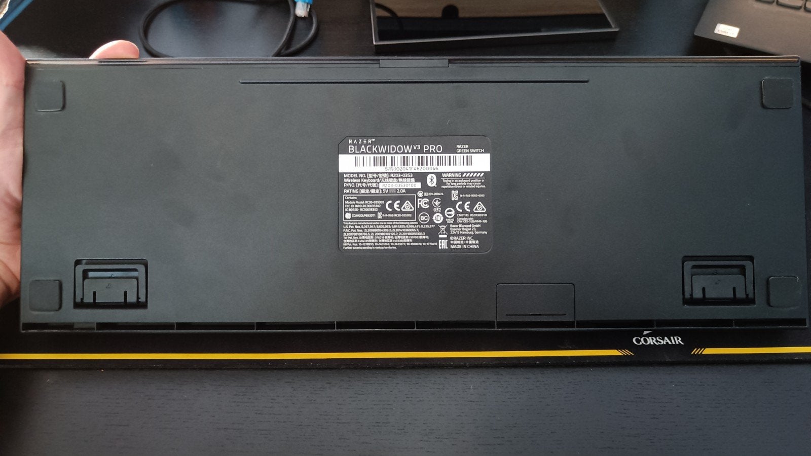 Razer Blackwidow V3 Pro, Ophalen, Zo goed als nieuw