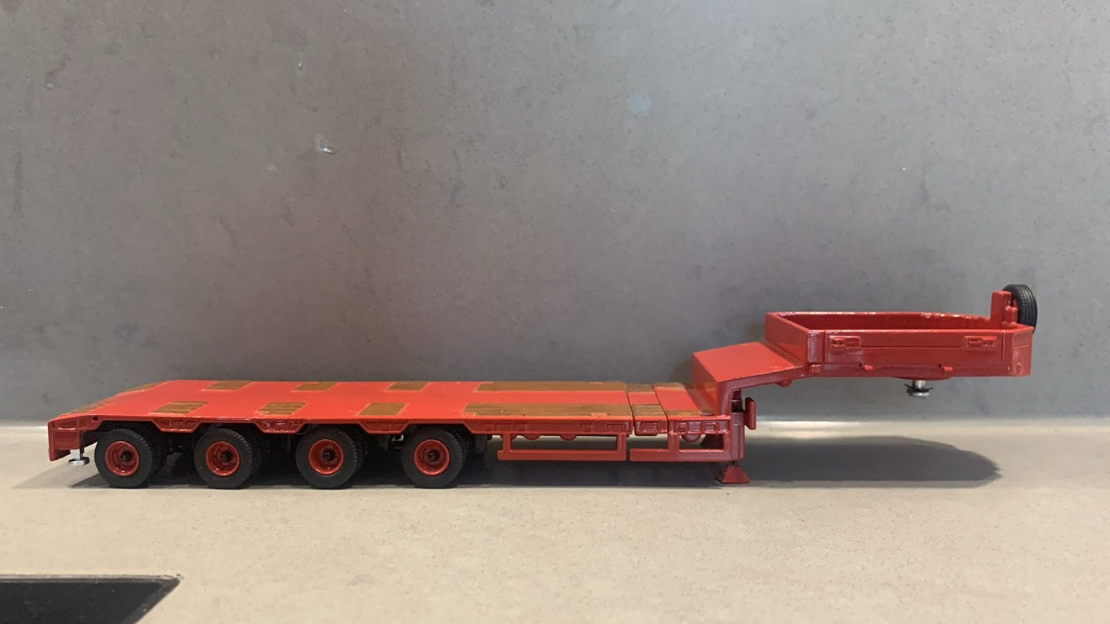 Tekno Mammoet trailer semi dieplader lowloader, Hobby en Vrije tijd, Modelauto's | 1:50, Ophalen of Verzenden, Zo goed als nieuw