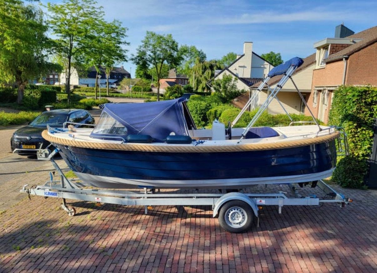 Crescent Allure 21 | Mercury 20PK | Trailer | Vaarbewijsvrij, Watersport en Boten, Sloepen, Zo goed als nieuw, Buitenboordmotor