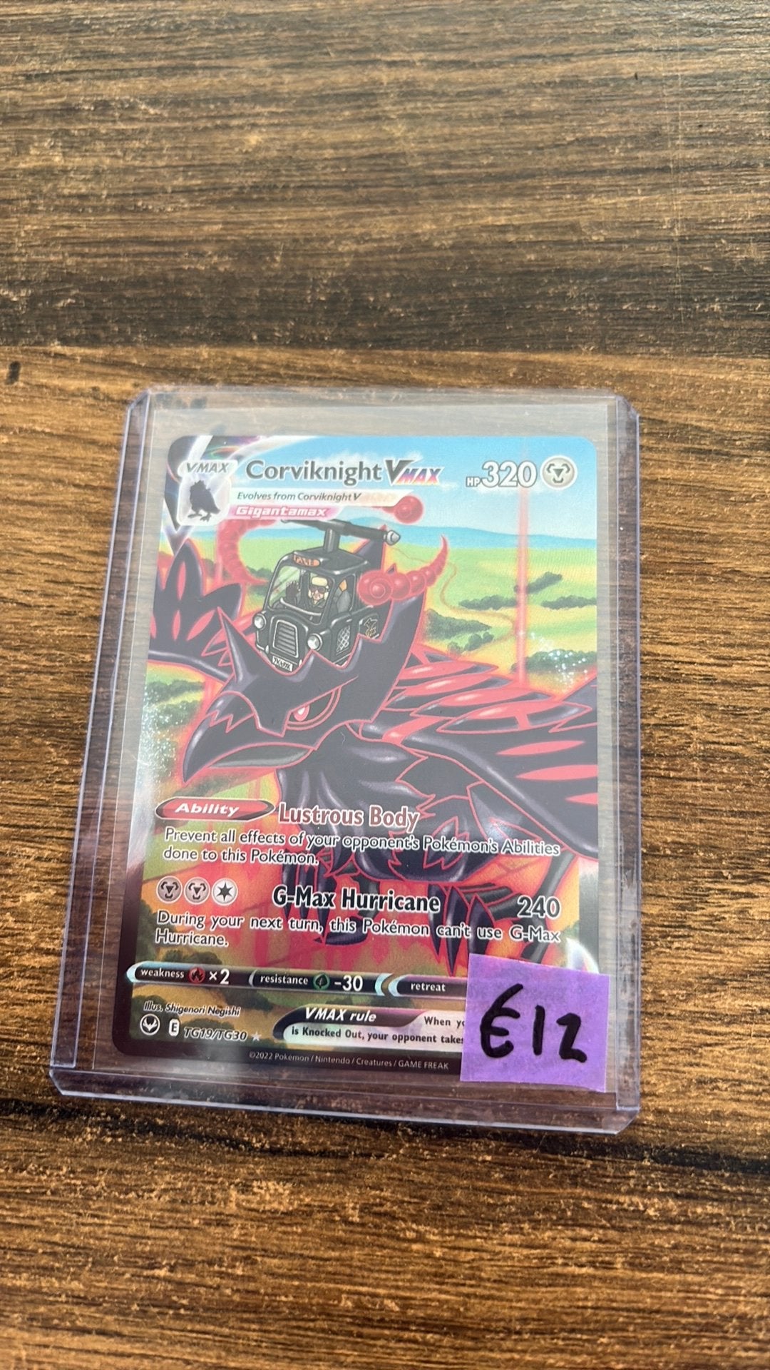 Tg19 corviknight V max, Ophalen of Verzenden, Nieuw, Losse kaart