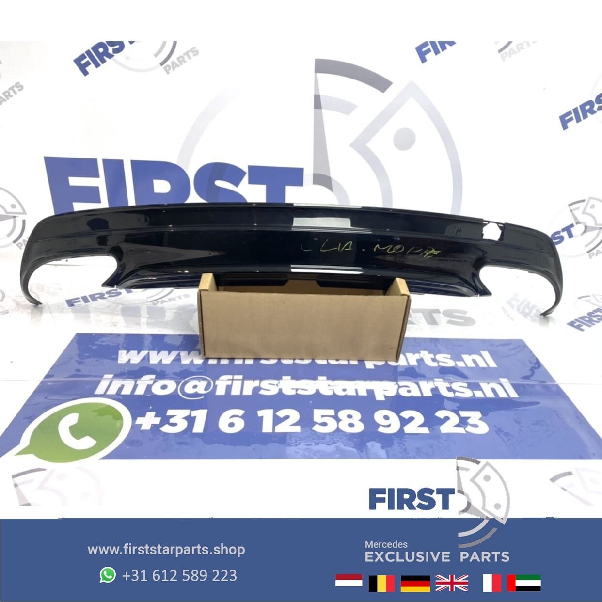 W117 X117 CLA Facelift AMG diffuser achterbumper origineel M, Gebruikt, -, Ophalen of Verzenden, -