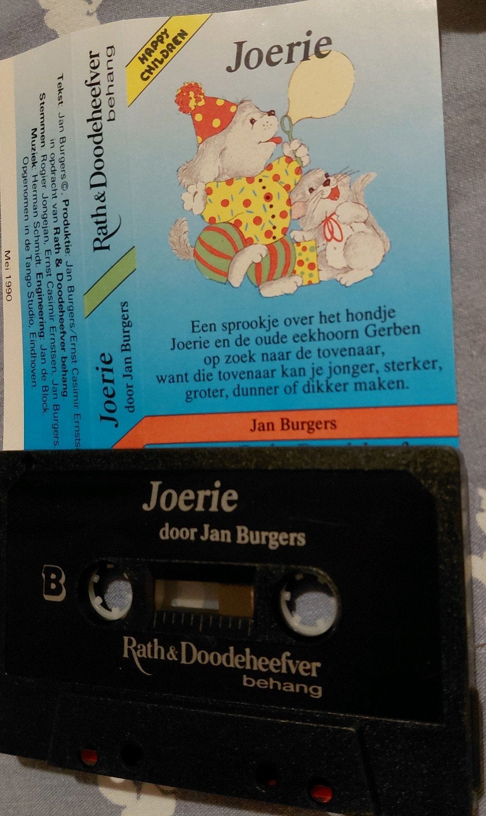 Rath & doodeheefver behang Joerie - zeldzaam cassettebandje, Gebruikt, Kinderen en Jeugd, 1 bandje, Ophalen of Verzenden