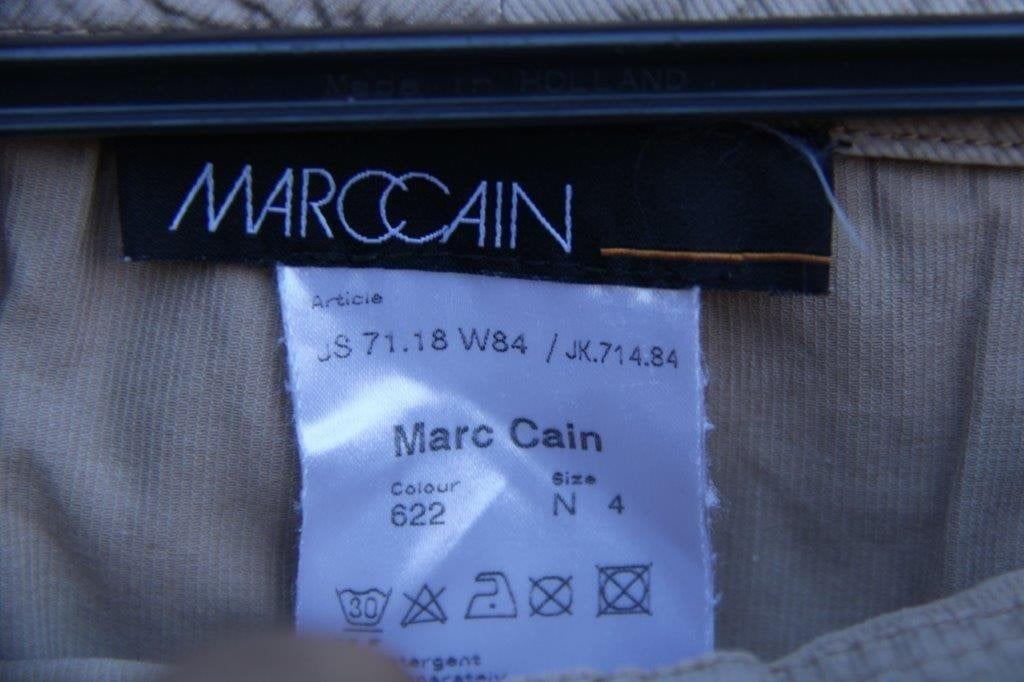 Rok beige rib Marccain mt N4 (M-40) Vaste prijs, Maat 38/40 (M), Beige, Ophalen of Verzenden, Zo goed als nieuw