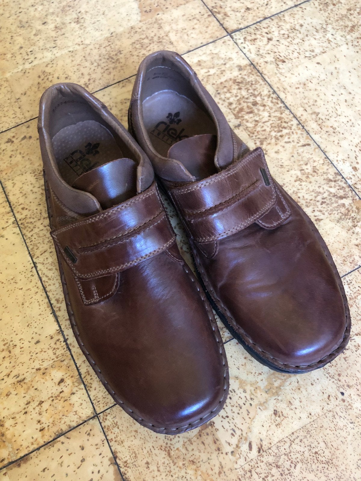 Riekers heren schoenen, Ophalen, Bruin, Riekers, Zo goed als nieuw