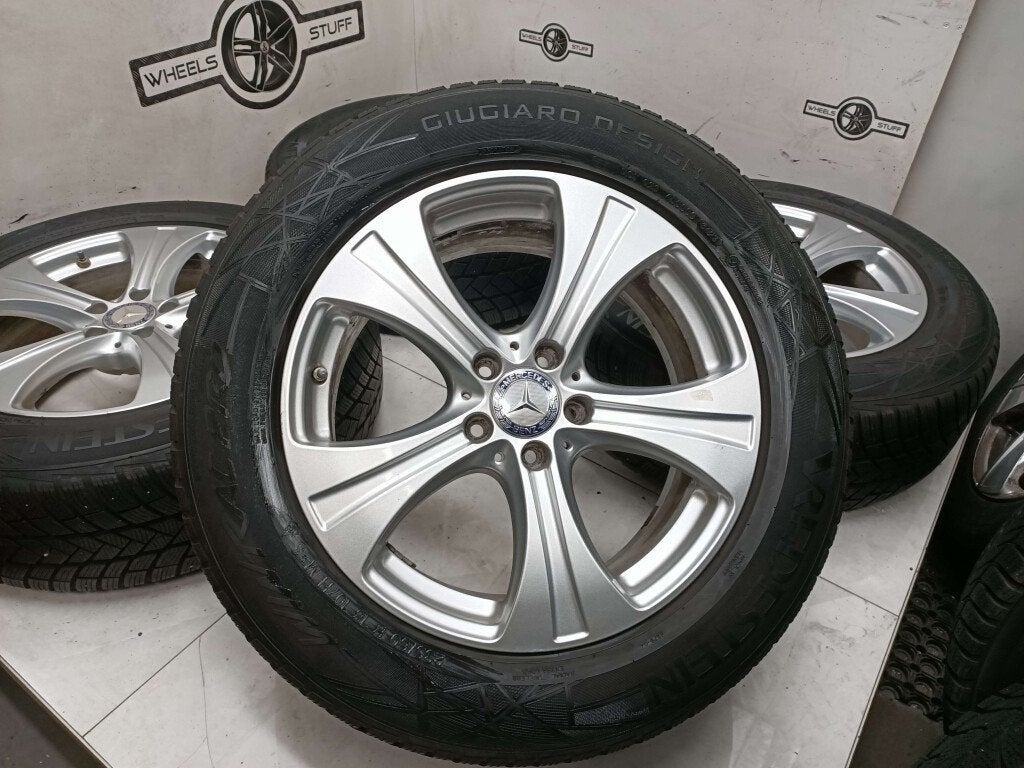 Mercedes GLC 300 lichtmetaal velgen 18"inch winterbanden, Ophalen, Gebruikt, 18 inch, Banden en Velgen