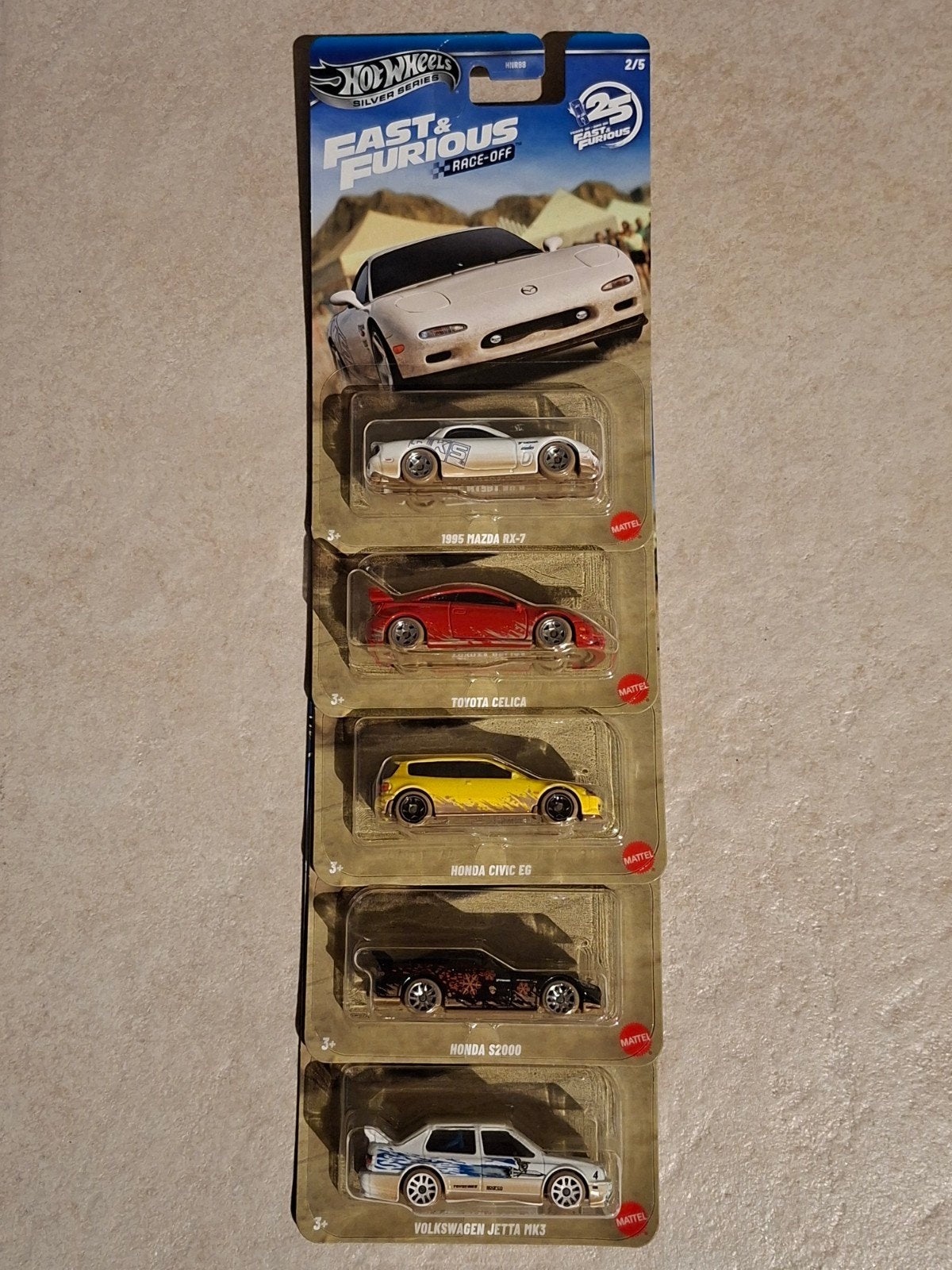 Hot Wheels Fast & Furious Race-Off Silver Series Set, Ophalen of Verzenden, Nieuw, Auto