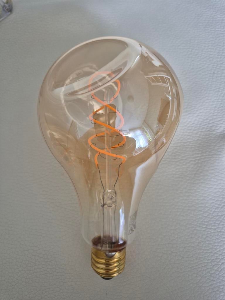 Decoratieve LED lamp E27 - Warm wit spiraal filament, Led-lamp, Vintage, Decoratief, Industrieel, Soft of Flame, 60 watt of meer
