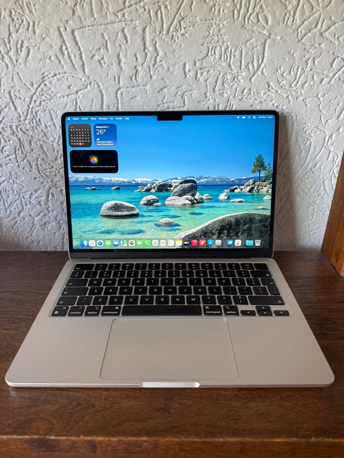 MB Air M2 2023 10-Core GPU 512GB SSD Touch ID, Computers en Software, Ophalen, Qwerty, 8 GB, 13 inch