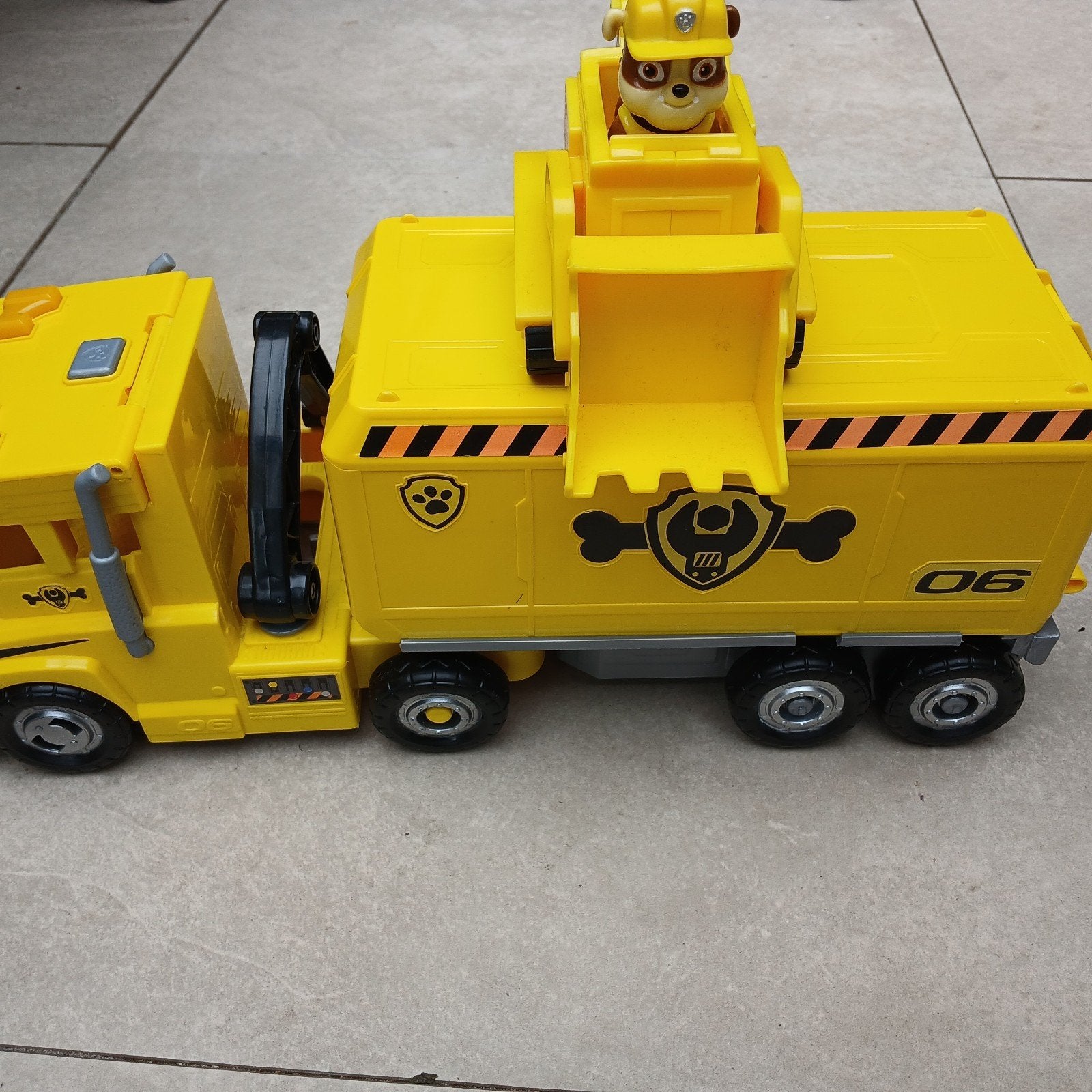 Paw Patrol Rubble Speciale Editie met Mini Graafmachine, Ophalen of Verzenden, Zo goed als nieuw