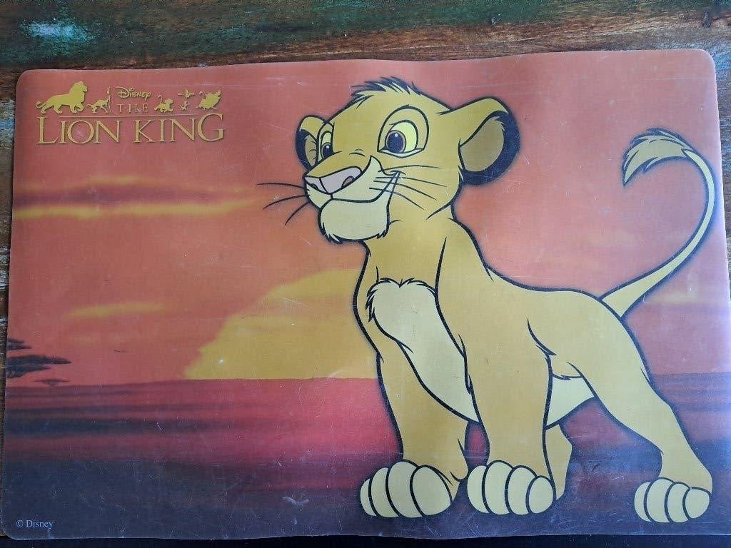 Lion King placemat, Ophalen of Verzenden, Leeuwenkoning of Jungle Boek, Gebruikt, Overige typen