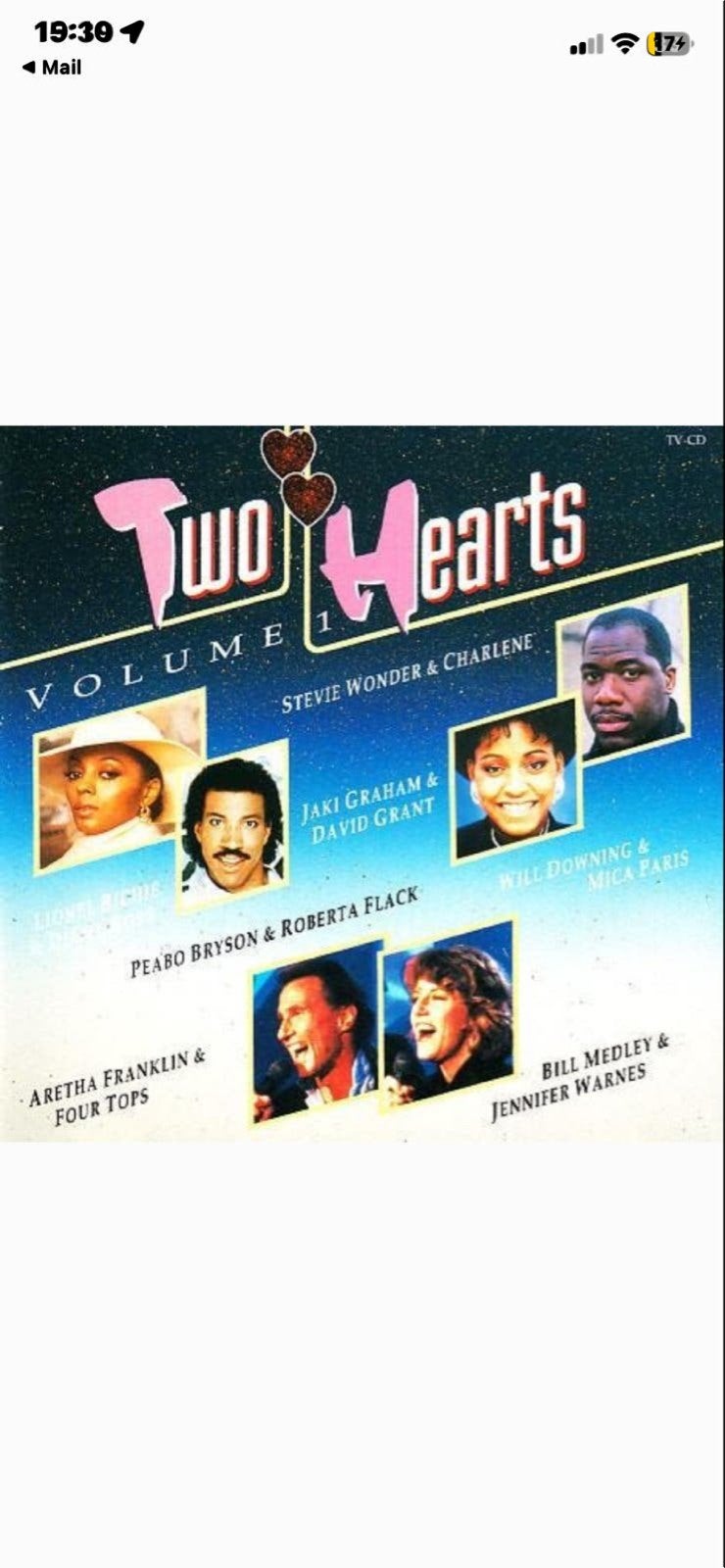 Two Hearts Volume 1 CD - Diverse Artiesten (Pop, Soul), Gebruikt, Pop, Ophalen of Verzenden, Inclusief boekje