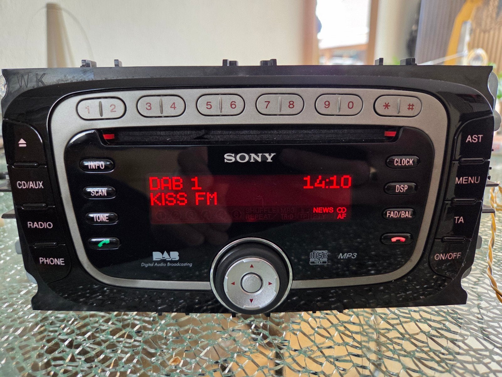 Sony radio met DAB voor Ford, Auto diversen, Autoradio's, Ophalen of Verzenden