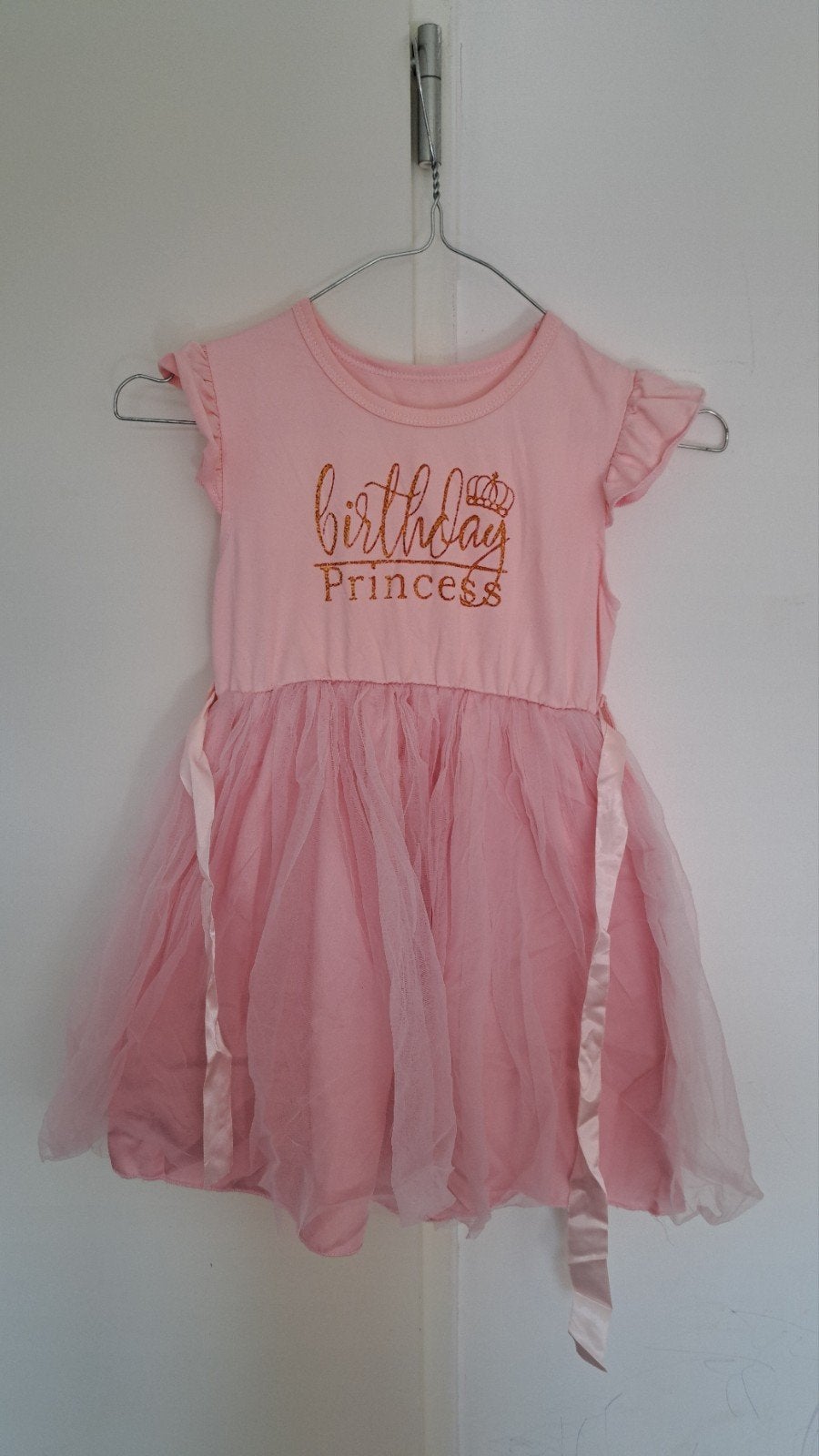 Roze 'Birthday Princess' Jurk voor Meisjes, Ophalen of Verzenden, Zo goed als nieuw, Onbekend, Meisje