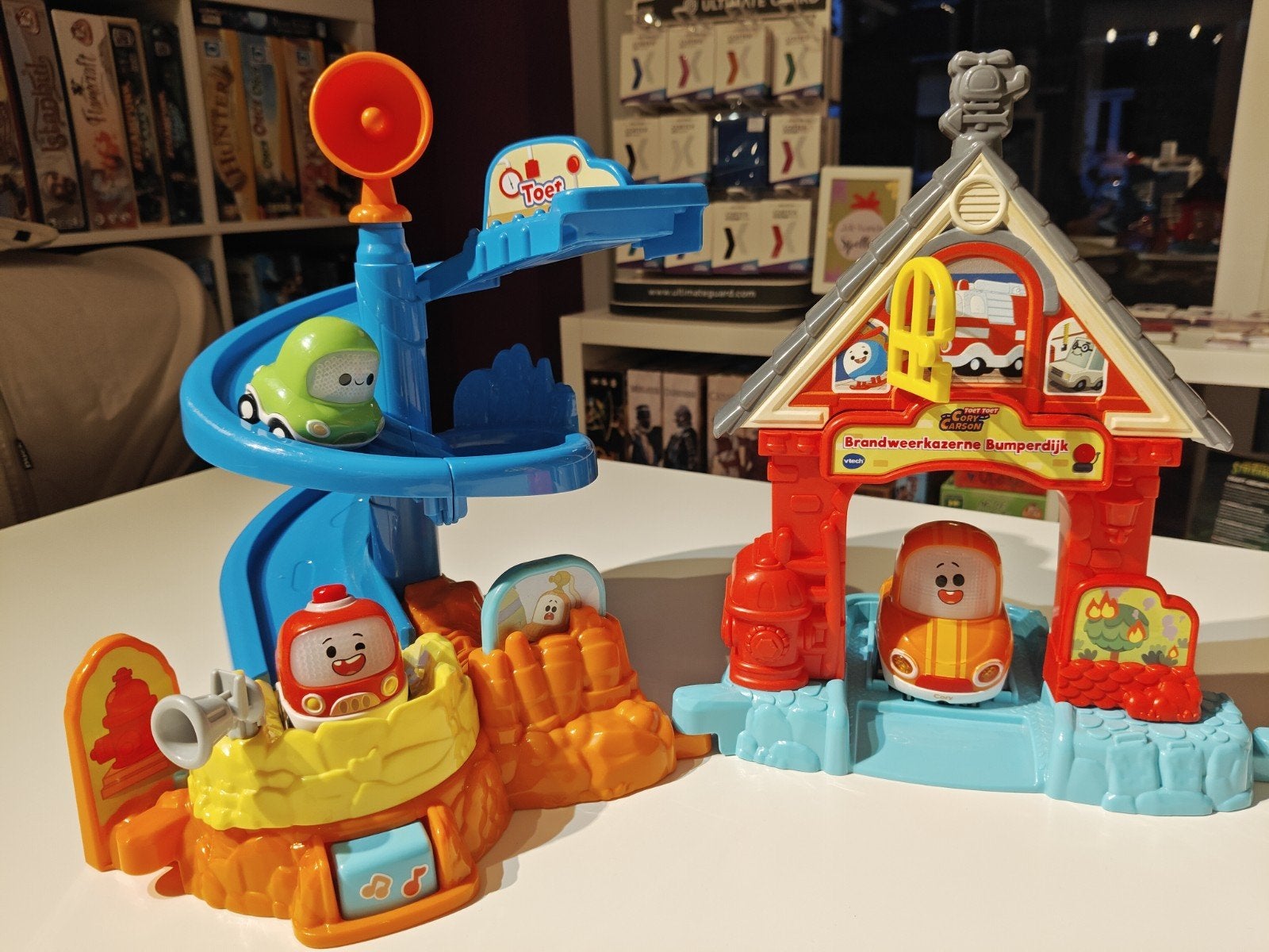 VTech ToetToet Auto's Brandweerkazerne Bumperdijk, Ophalen, Gebruikt, Overige typen, Met licht