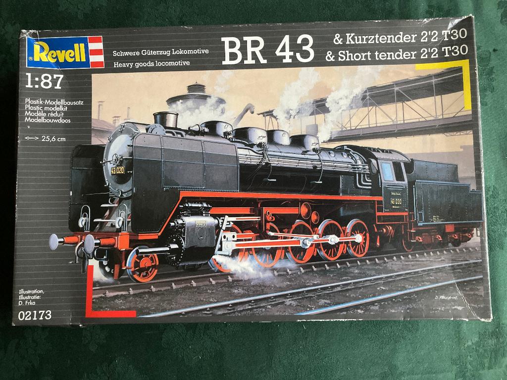 Revell BR 43 Locomotief, Overige merken, Gelijkstroom of Wisselstroom, Brug, Tunnel of Gebouw, Nieuw