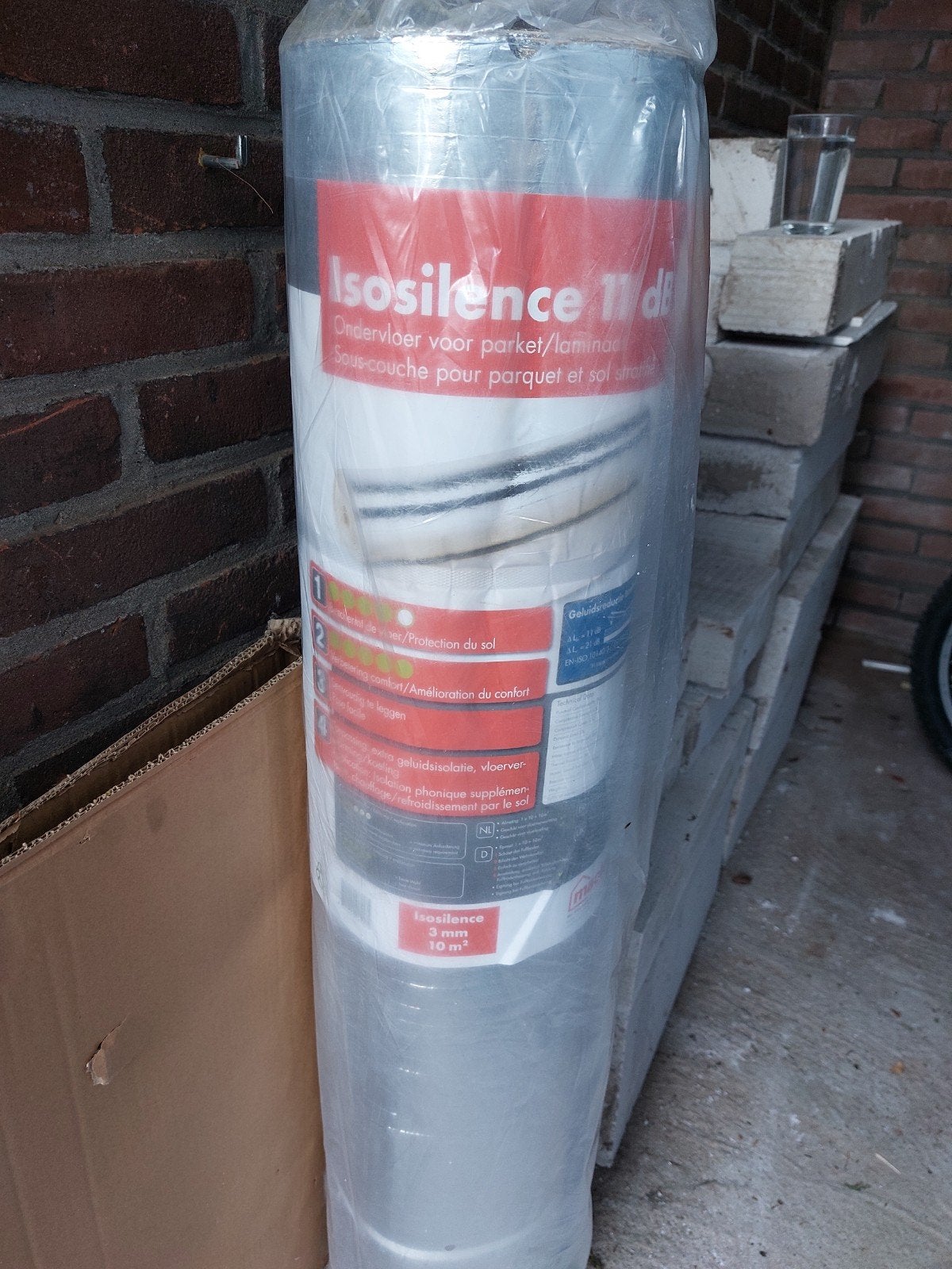 ondervloer laminaat / parketvloer, Doe-het-zelf en Verbouw, Isolatie en Afdichting, Overige materialen, Nieuw, 5 tot 10 m², Vloerisolatie