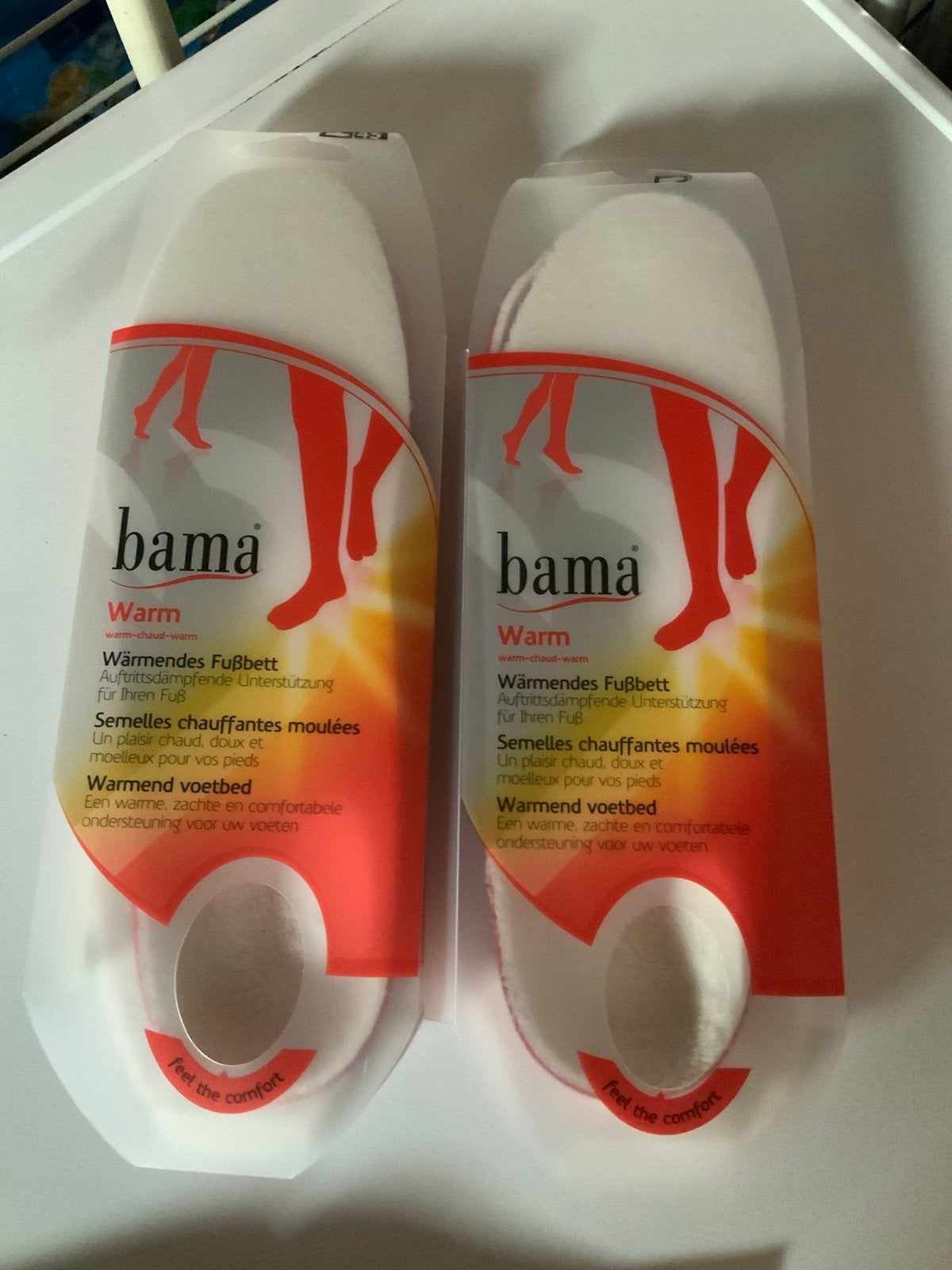 Bama Warm Voetbedden & Gel Comfort Zooltjes - Maat 44/45, Ophalen of Verzenden, Nieuw, Wit, Overige typen