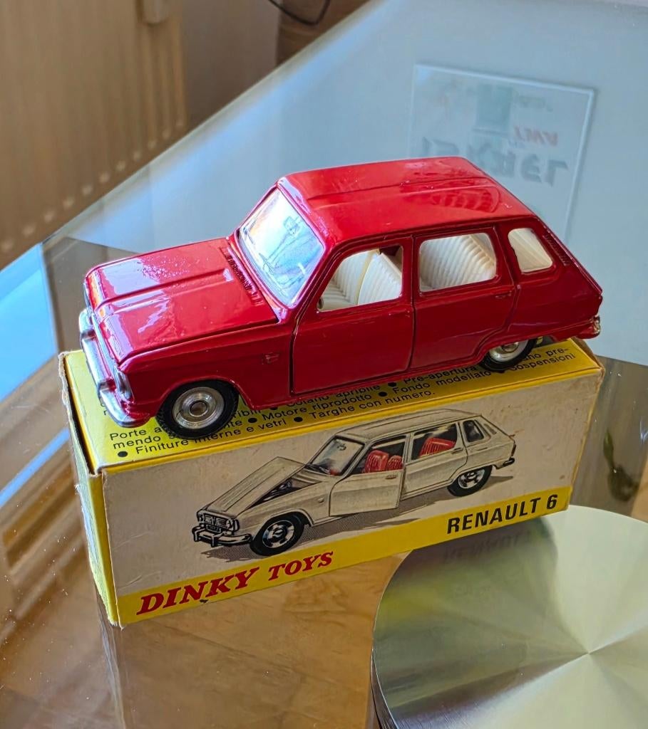 Dinky toys 1416 Renault 6, Ophalen of Verzenden, Gebruikt, Auto, Dinky Toys