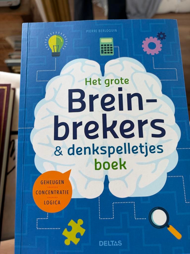 Het Grote Breinbrekers & Denkspelletjes Boek - Nieuw, Ophalen of Verzenden, Nieuw