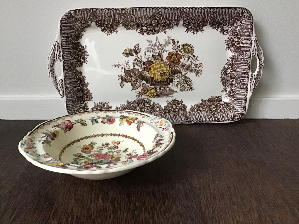 2 Schalen - Mason’s Nobel + Ascot, Ophalen of Verzenden