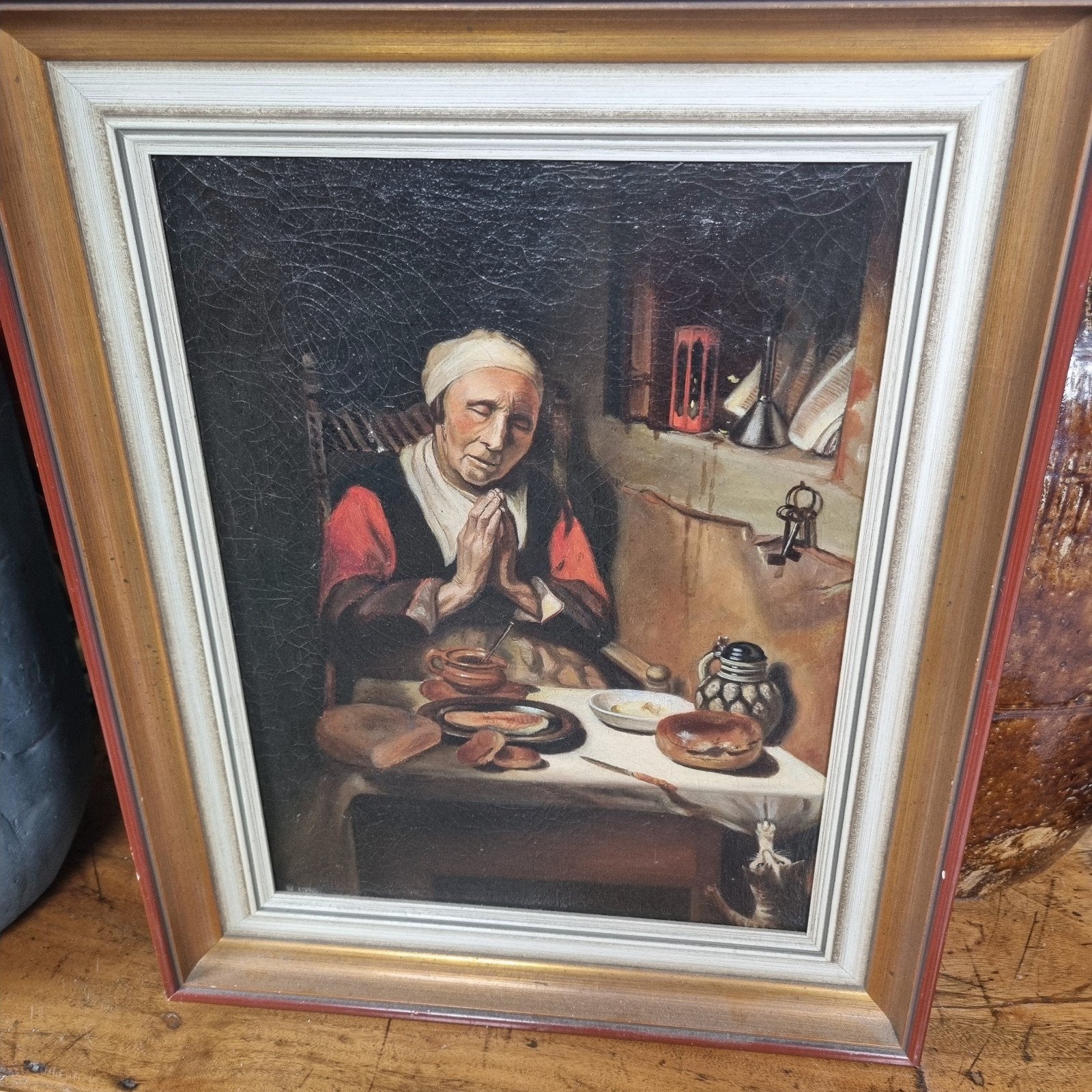 Schilderij olieverf, Antiek en Kunst, Ophalen of Verzenden