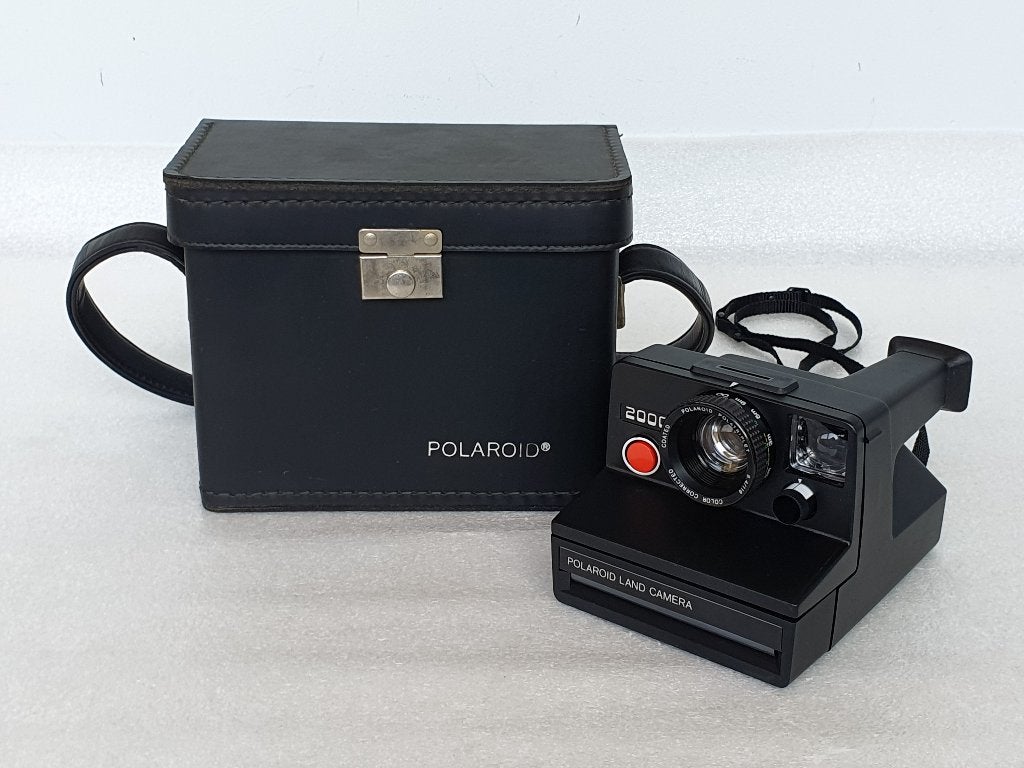 Polaroid Land Camera 2000 + opbergkoffer Polaroid, Audio, Tv en Foto, Fotocamera's Analoog, Ophalen of Verzenden, Gebruikt, Polaroid