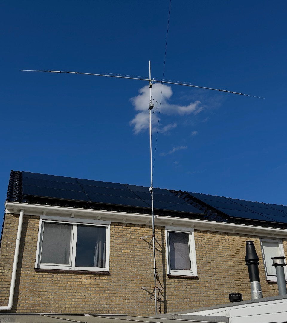 Hf dipool hy-gain TH1 6/10/15/20 met balun, Telecommunicatie, Antennes en Masten, Ophalen, Gebruikt, Antenne